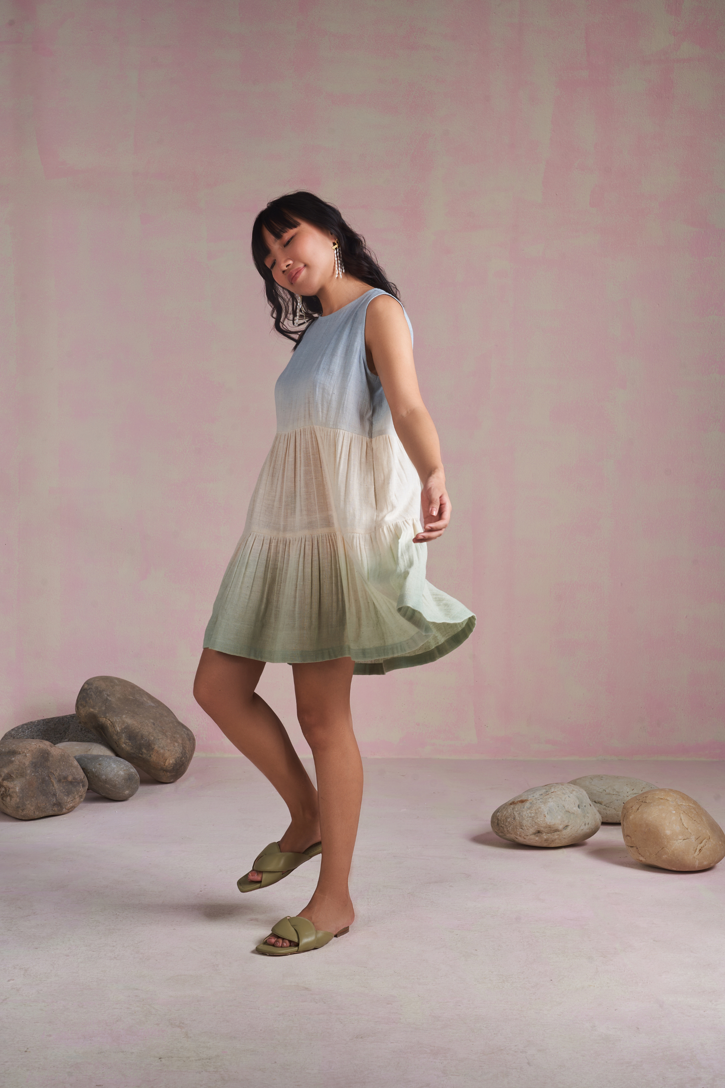 The Island kala cotton mini dress