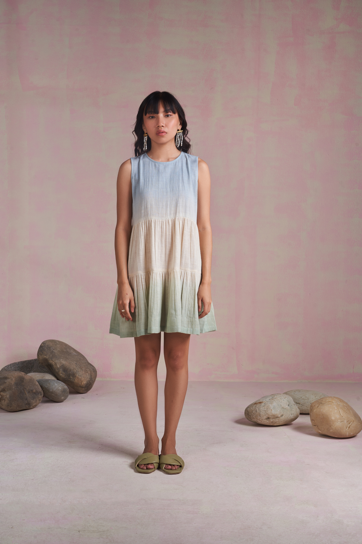 The Island kala cotton mini dress