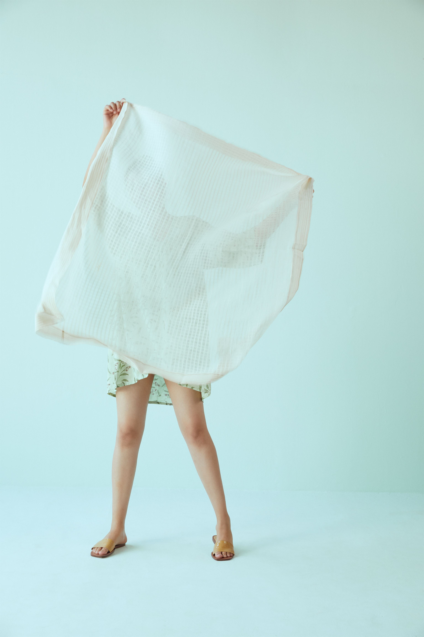 Green Mango lyocell kaftan dress