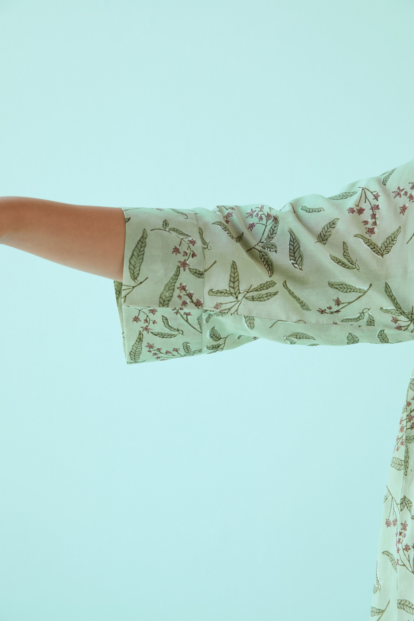 Green Mango lyocell kaftan dress