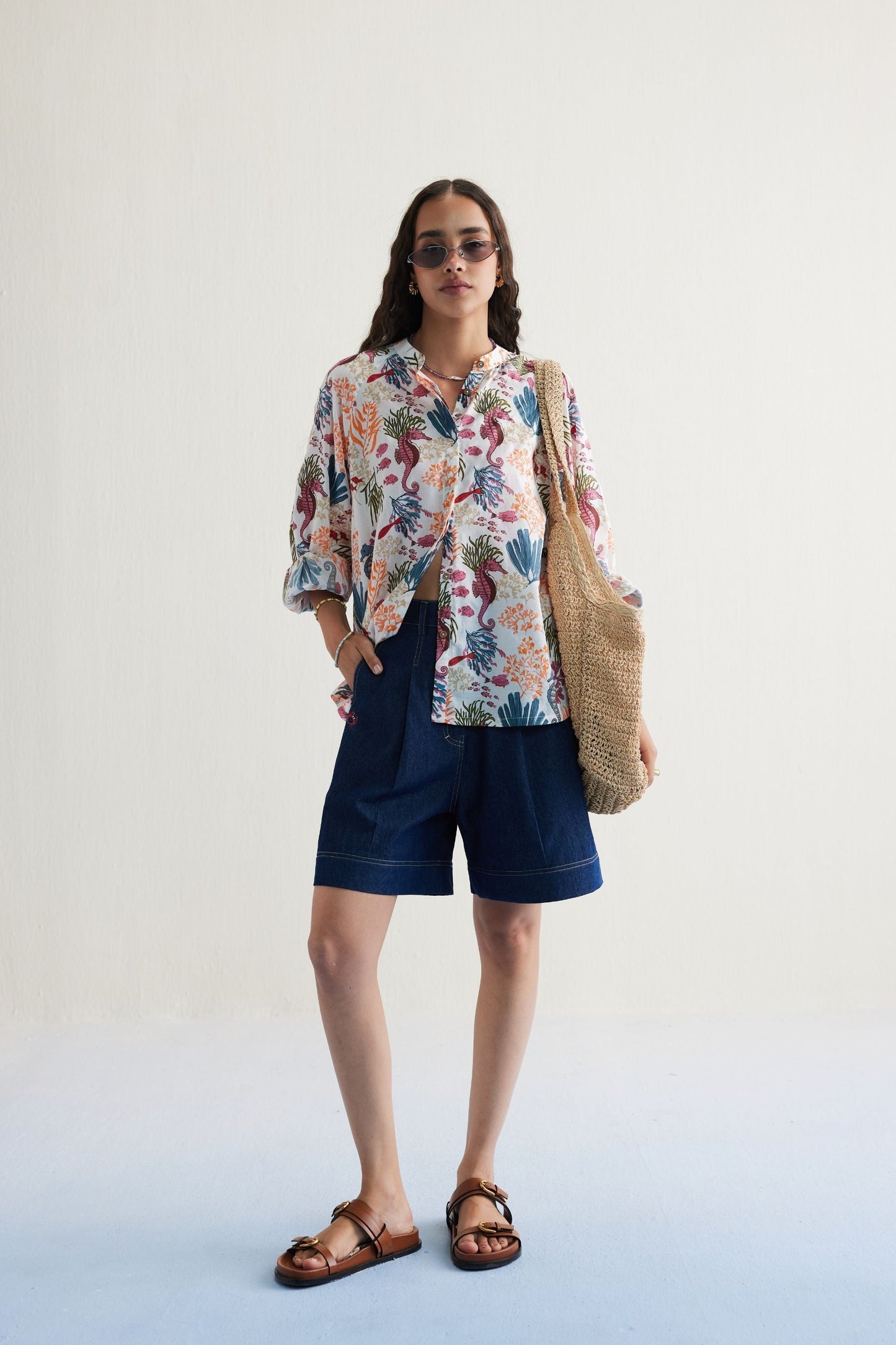 Blooming Reef Lyocell Classic Shirt