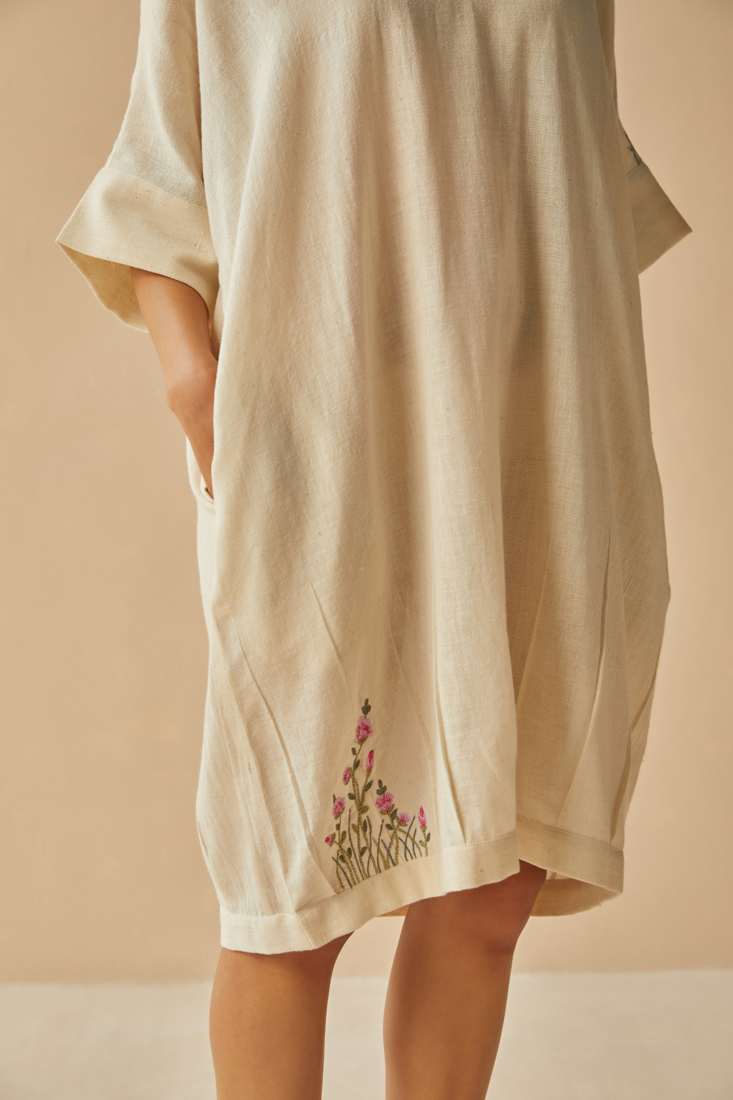 Checkerbloom handwoven organic cotton dress