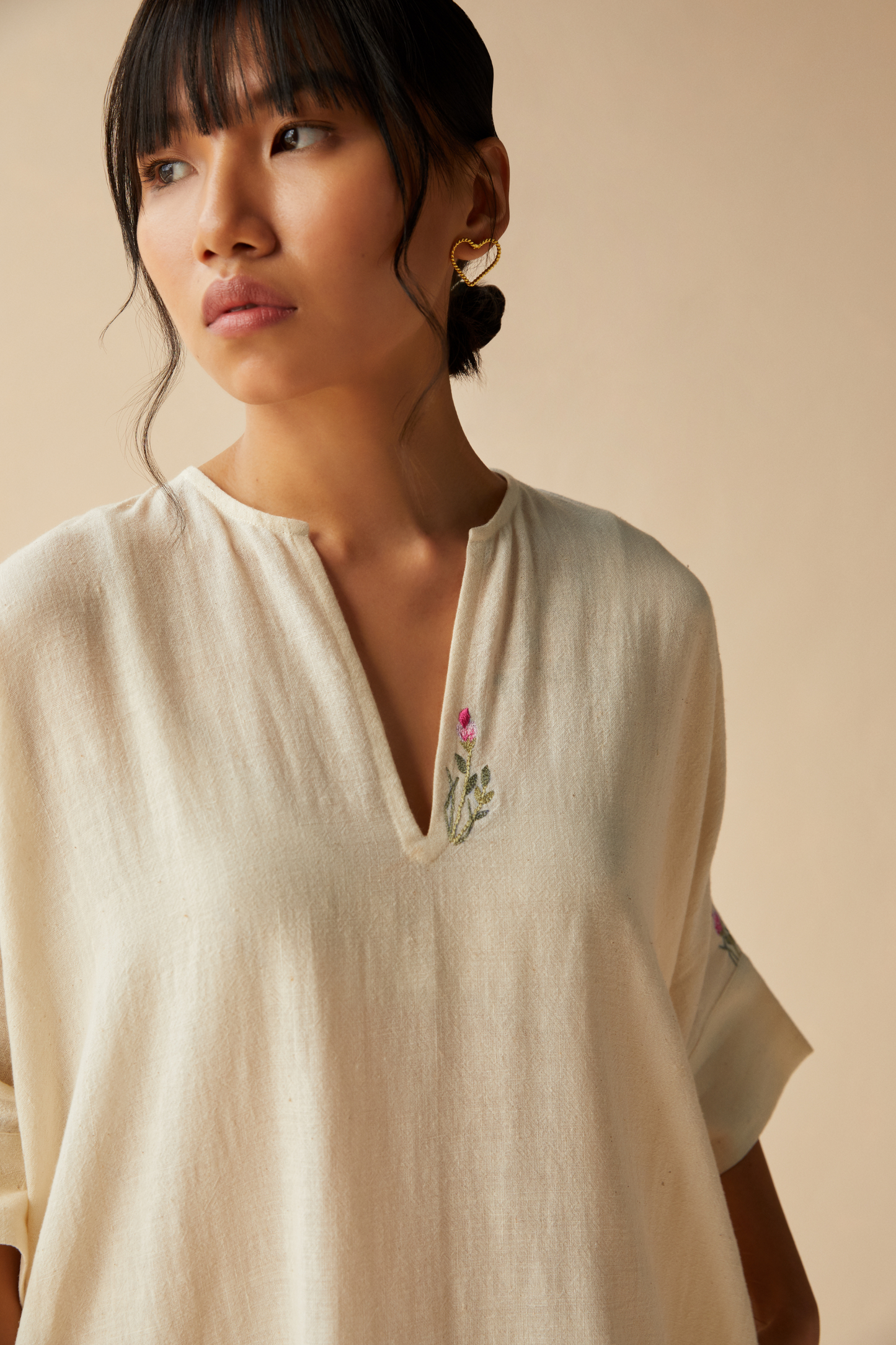Checkerbloom handwoven organic cotton dress