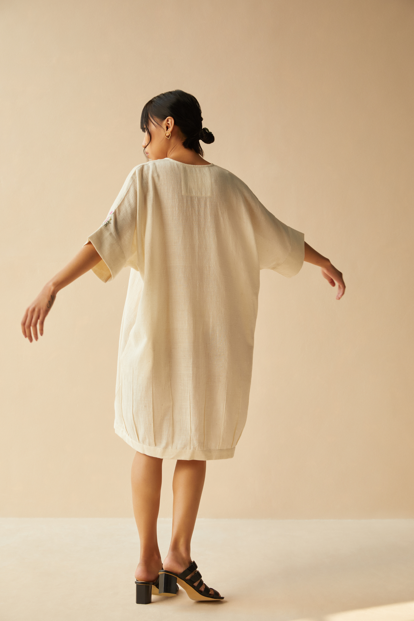 Checkerbloom handwoven organic cotton dress