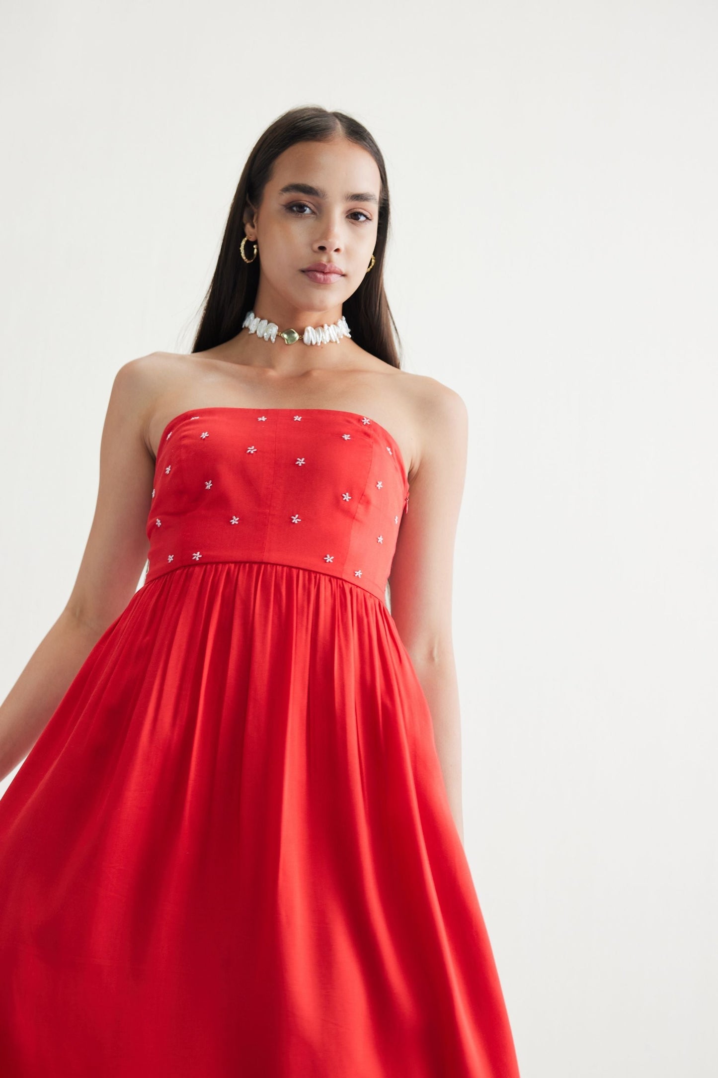 Dreamy Summer Tencel Tube Dress