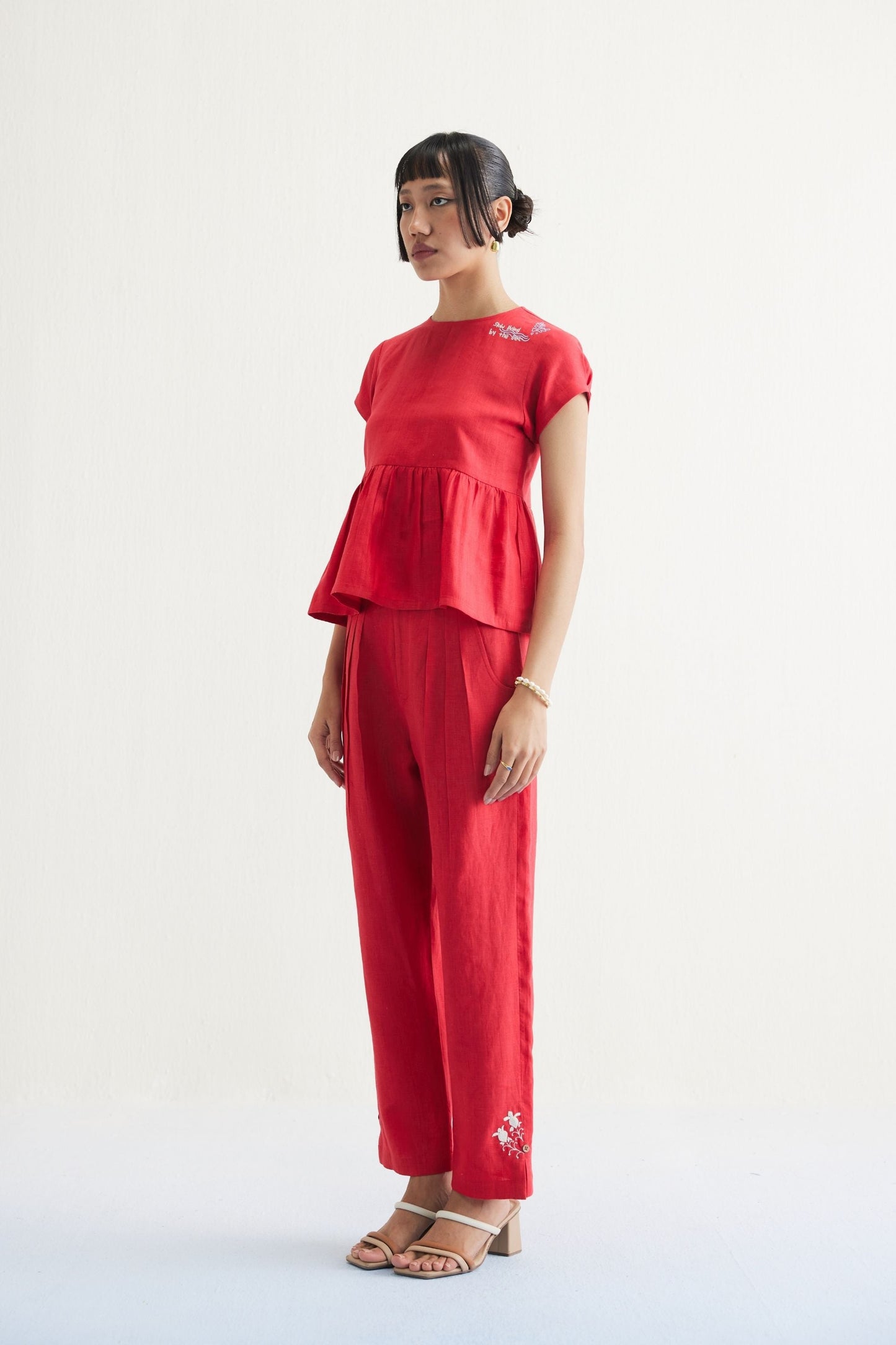 Ebb & Flow Sunset Linen Trousers