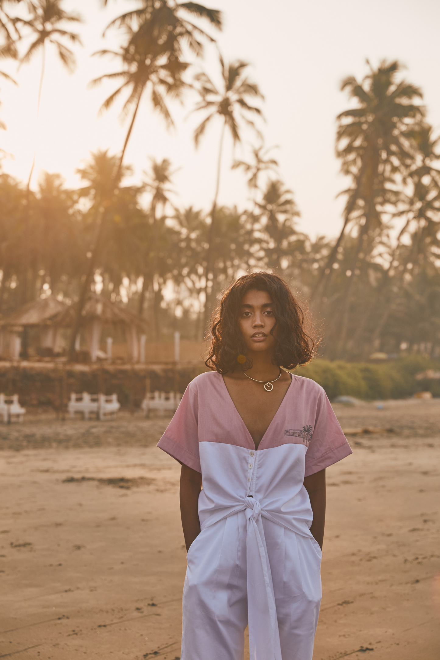 Sui | ESTATE hand-embroidered, herbal-dyed organic cotton top from Granita Summer Collection 2019