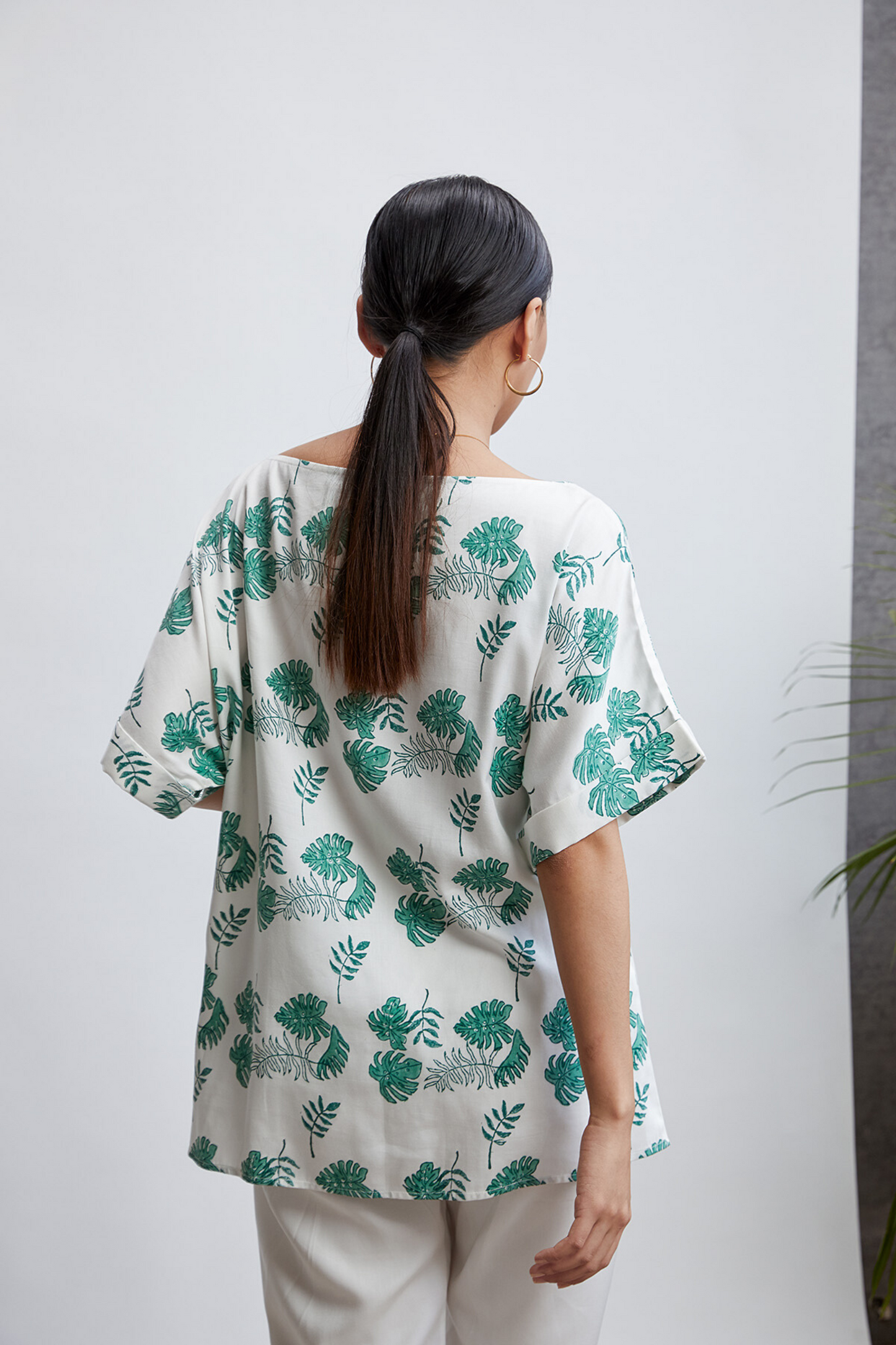 Leafy Love tencel top