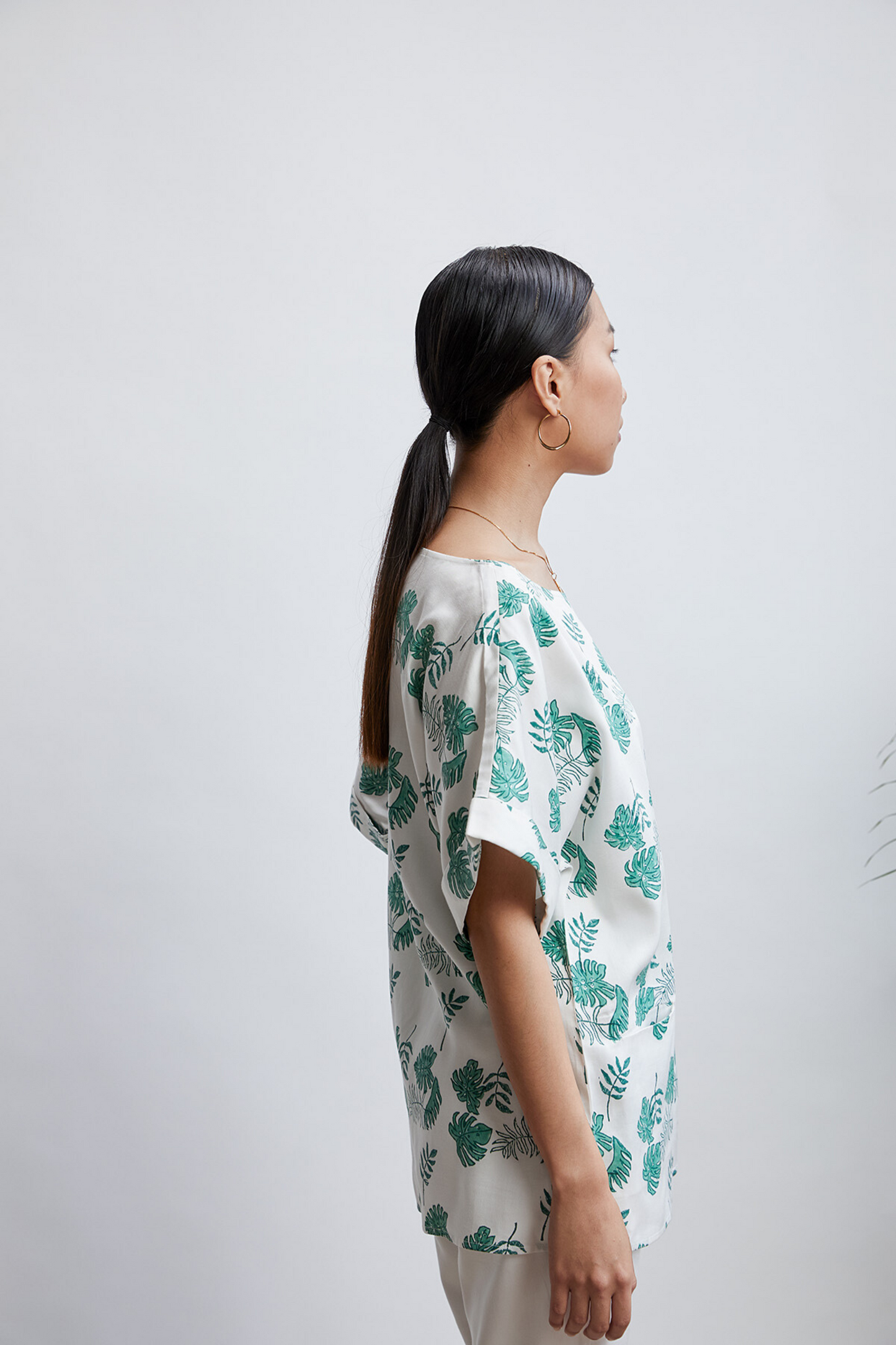 Leafy Love tencel top