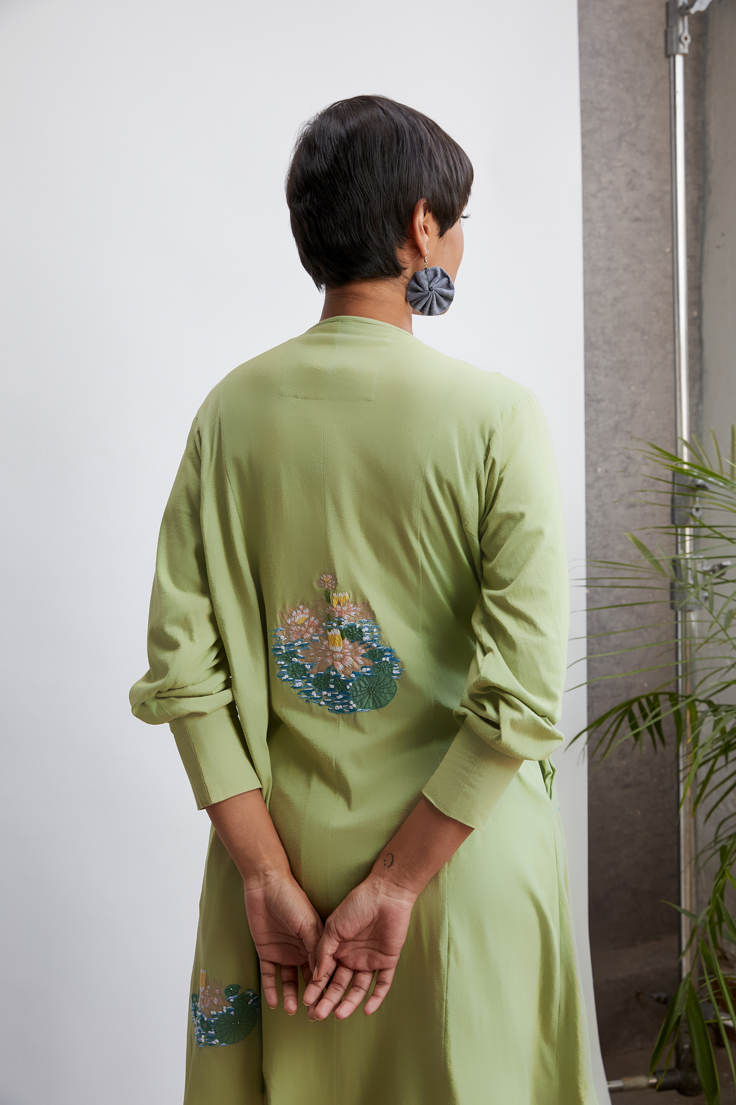 Lotus Shine organic cotton knit gilet