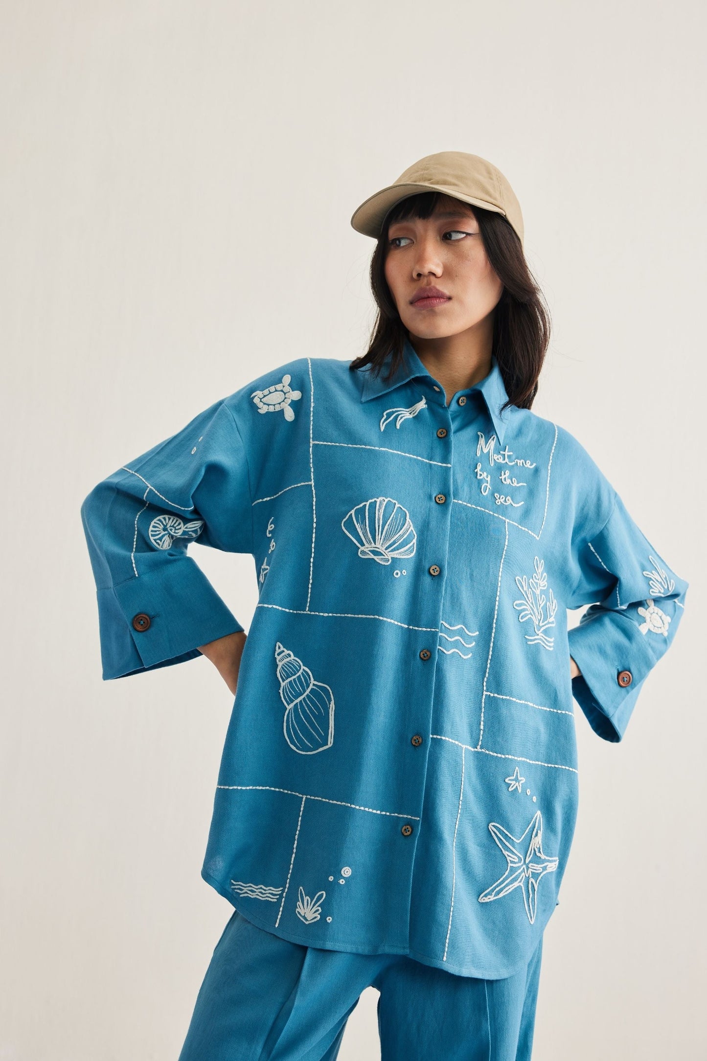 Meet Me By The Sea Handwoven Twill Set