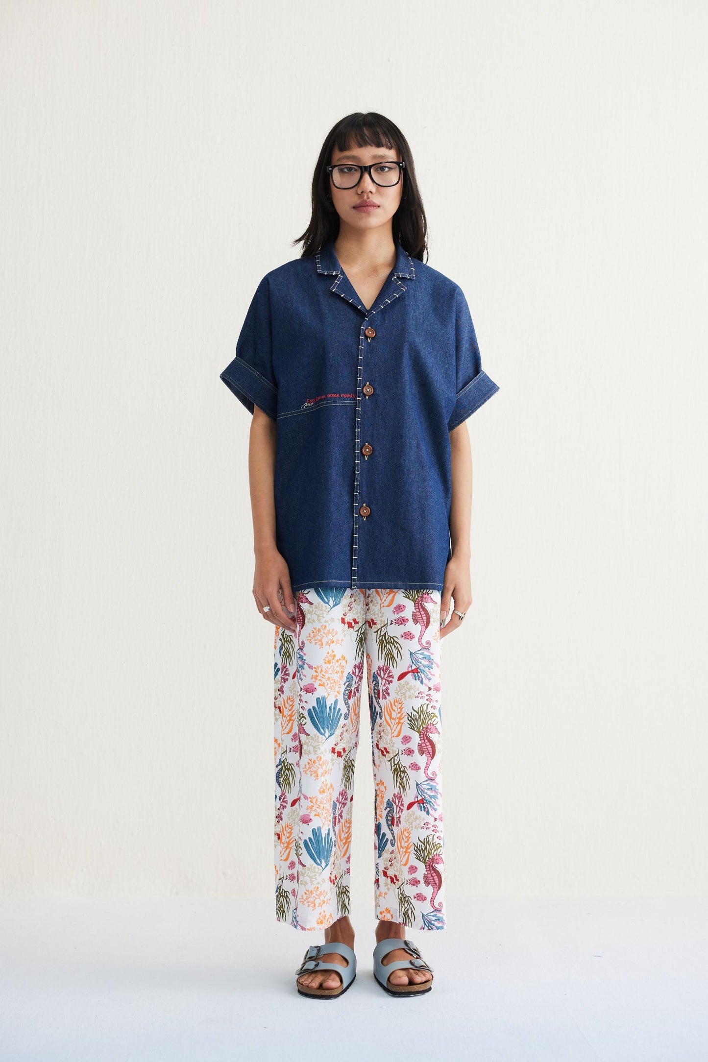 Ocean Morning Sustainable Denim Shirt