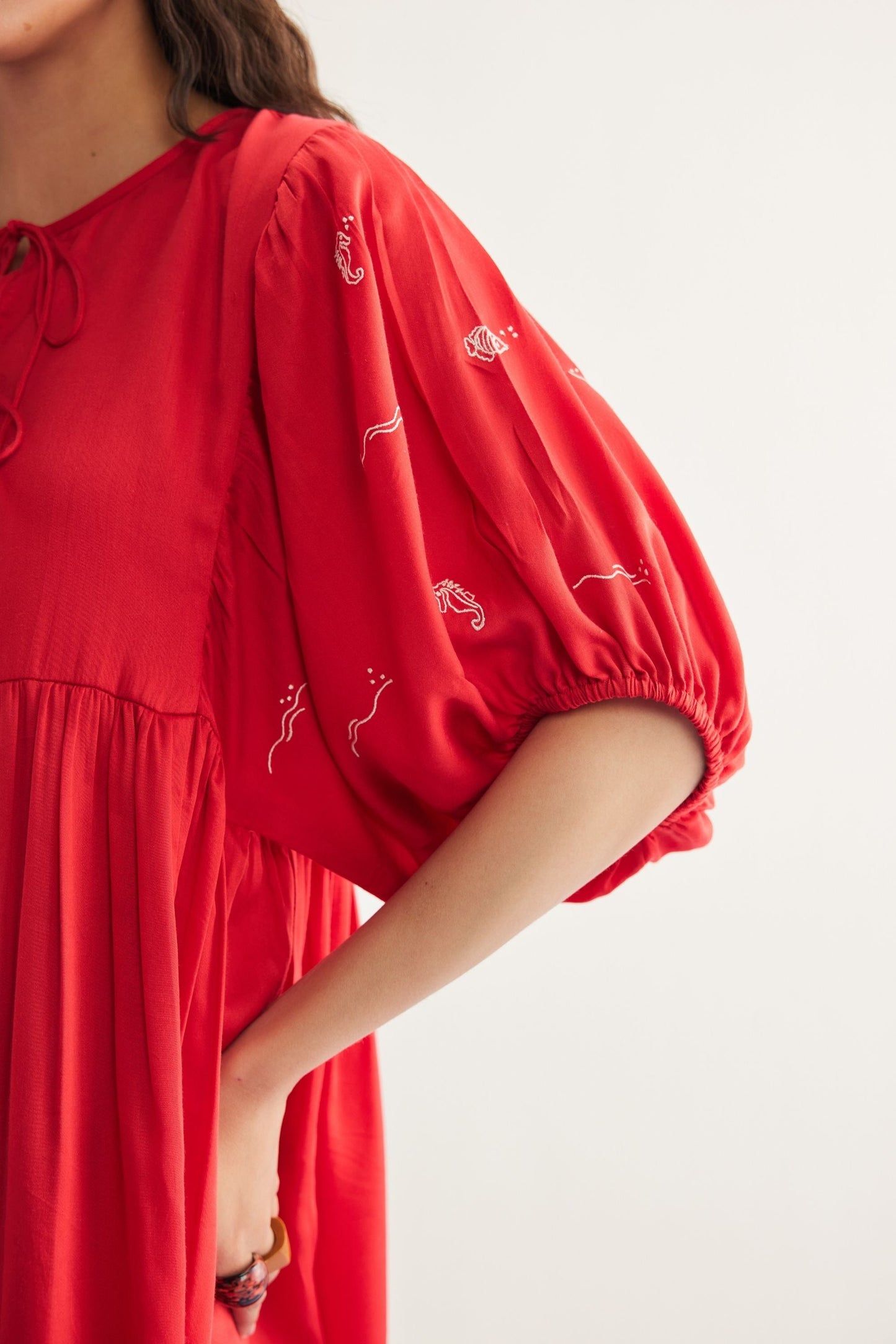 Ocean Wilds Tencel Dress