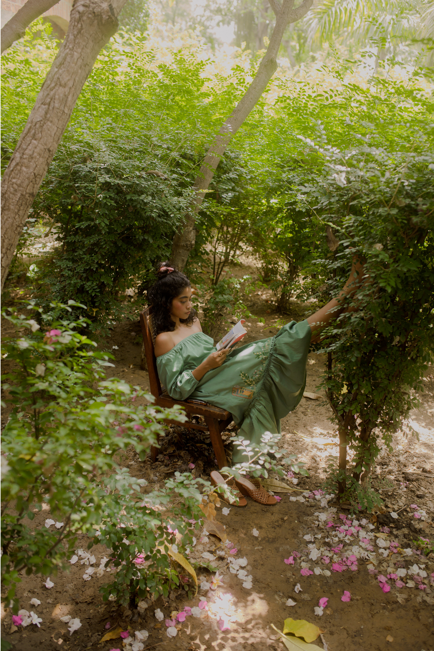 Sui | OCEAN CHILD herbal-dyed organic cotton dress from Flow Winter Collection 2019
