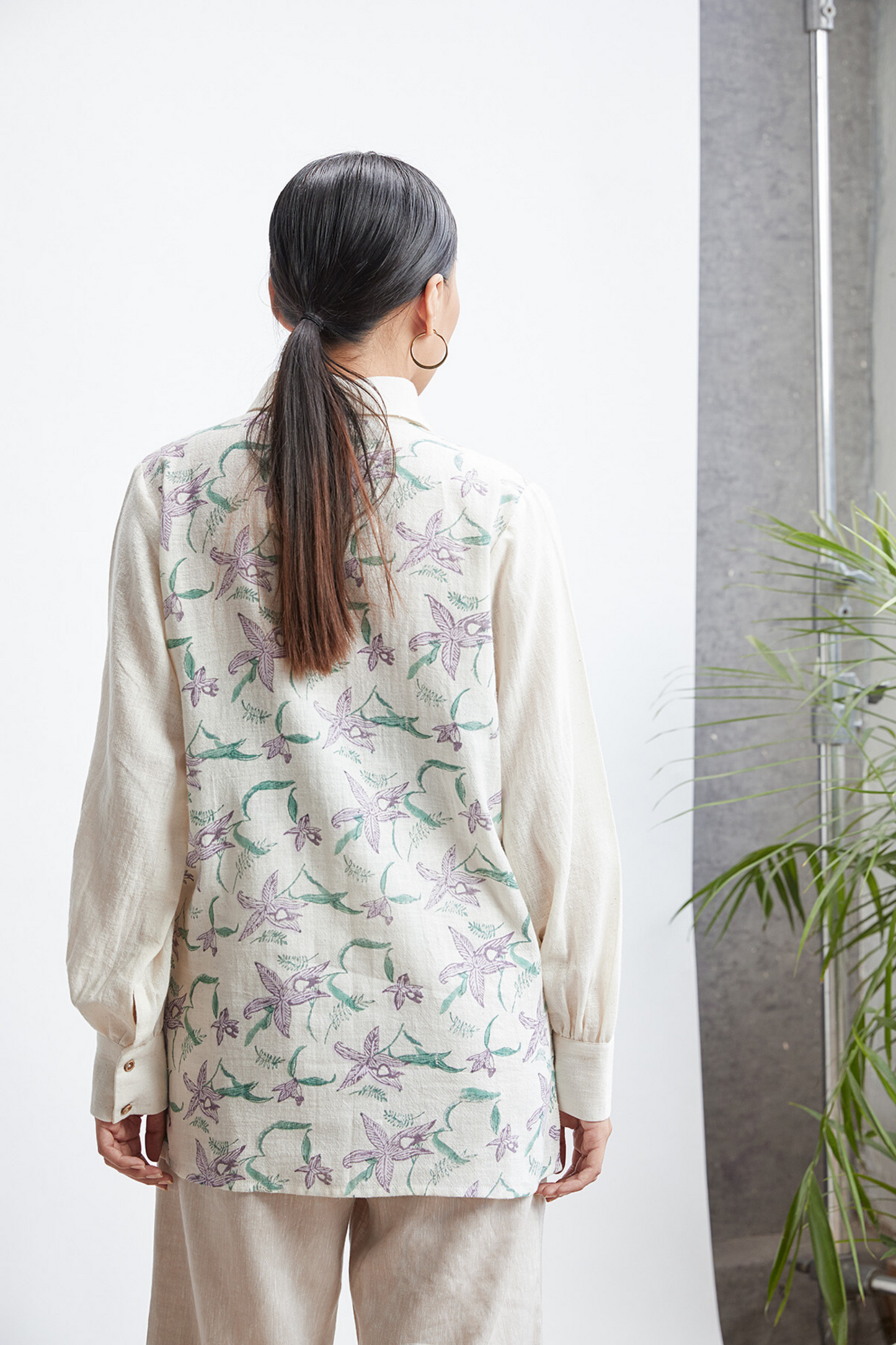 Orchid Garden Patch shirt