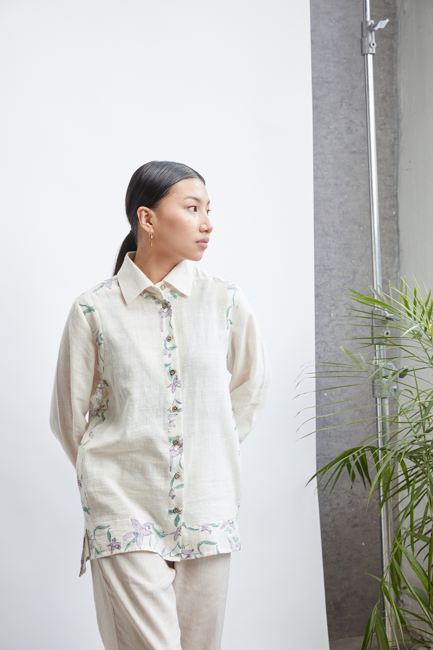 Orchid Garden Patch shirt