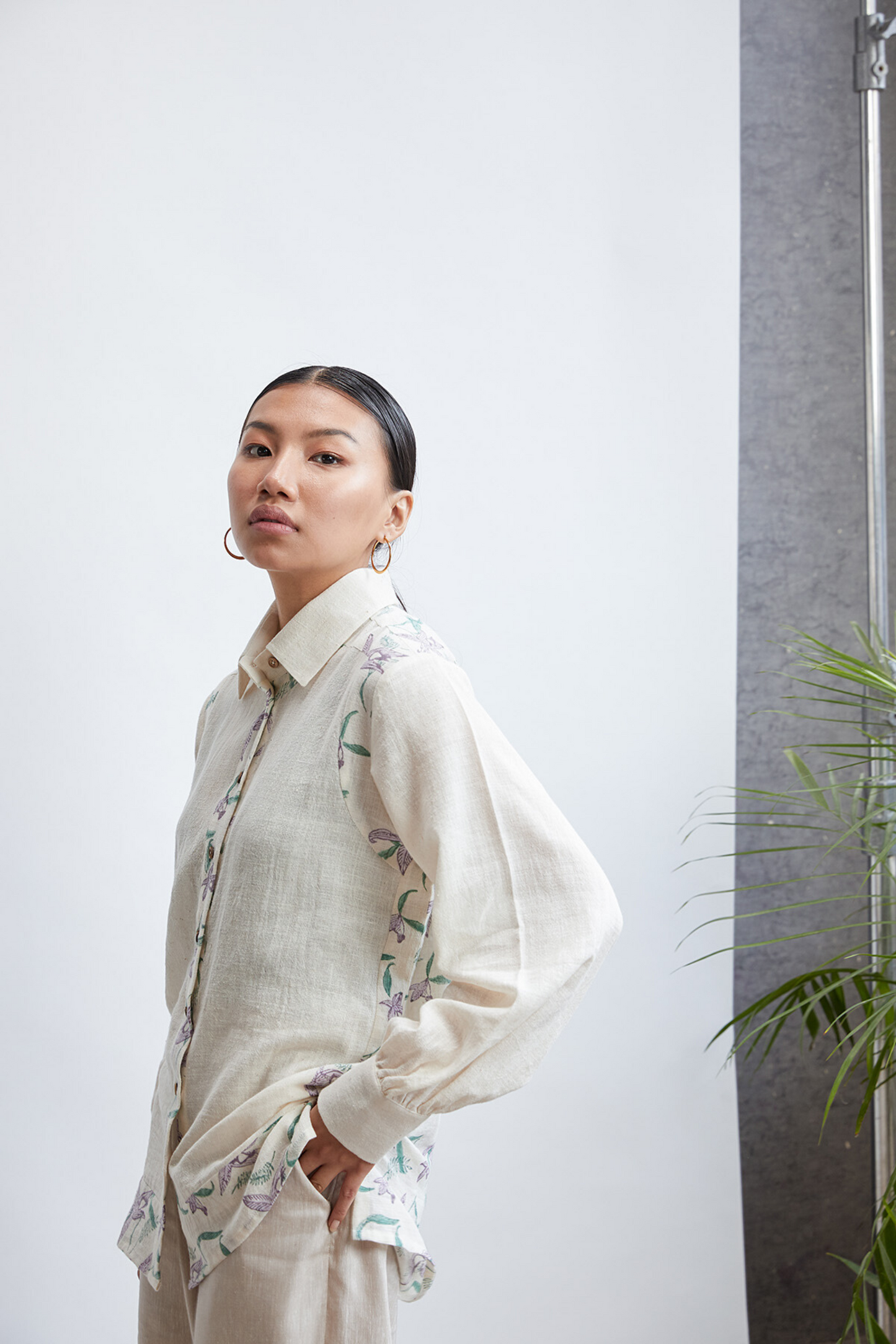 Orchid Garden Patch shirt