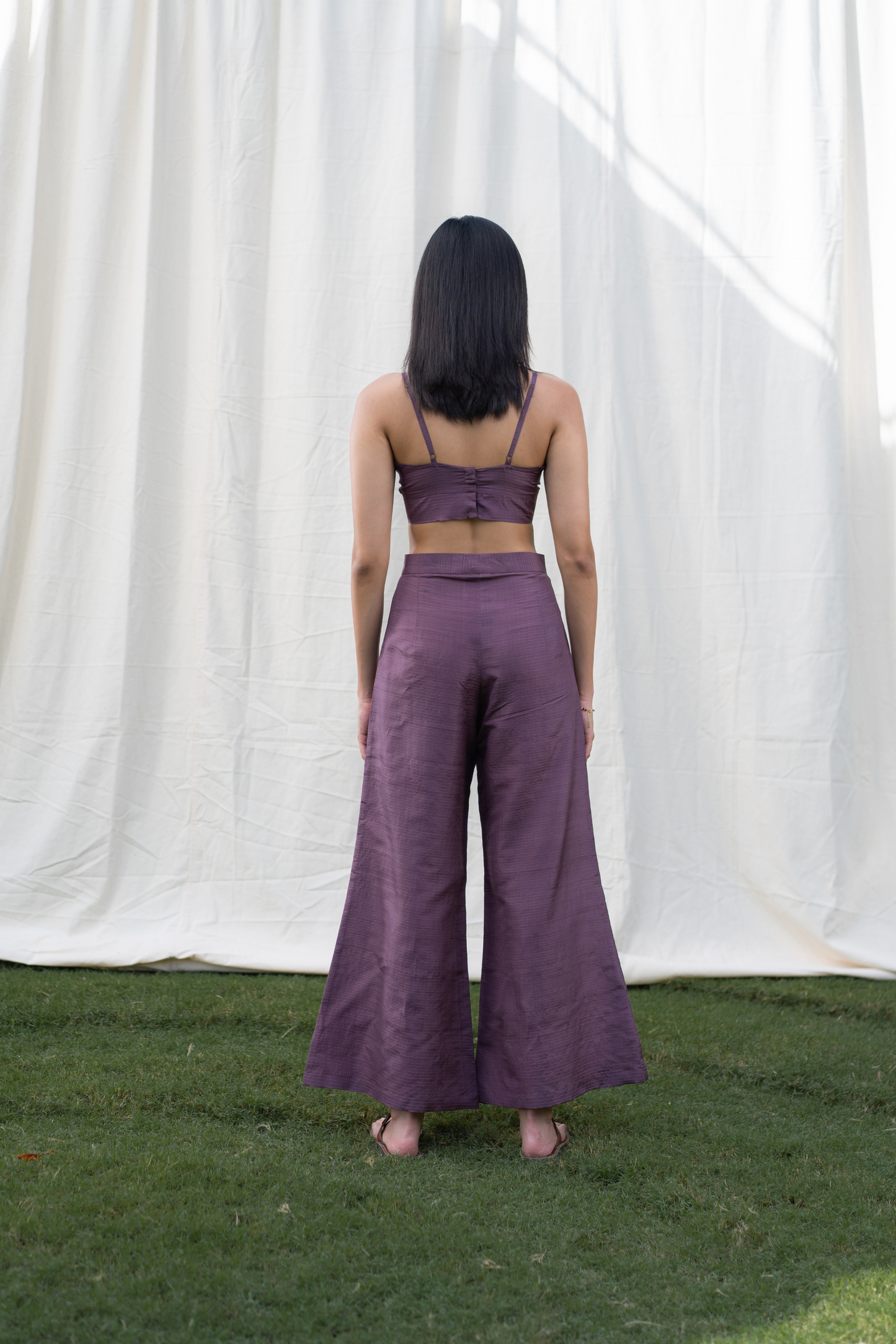Purple Sky bralette crop top
