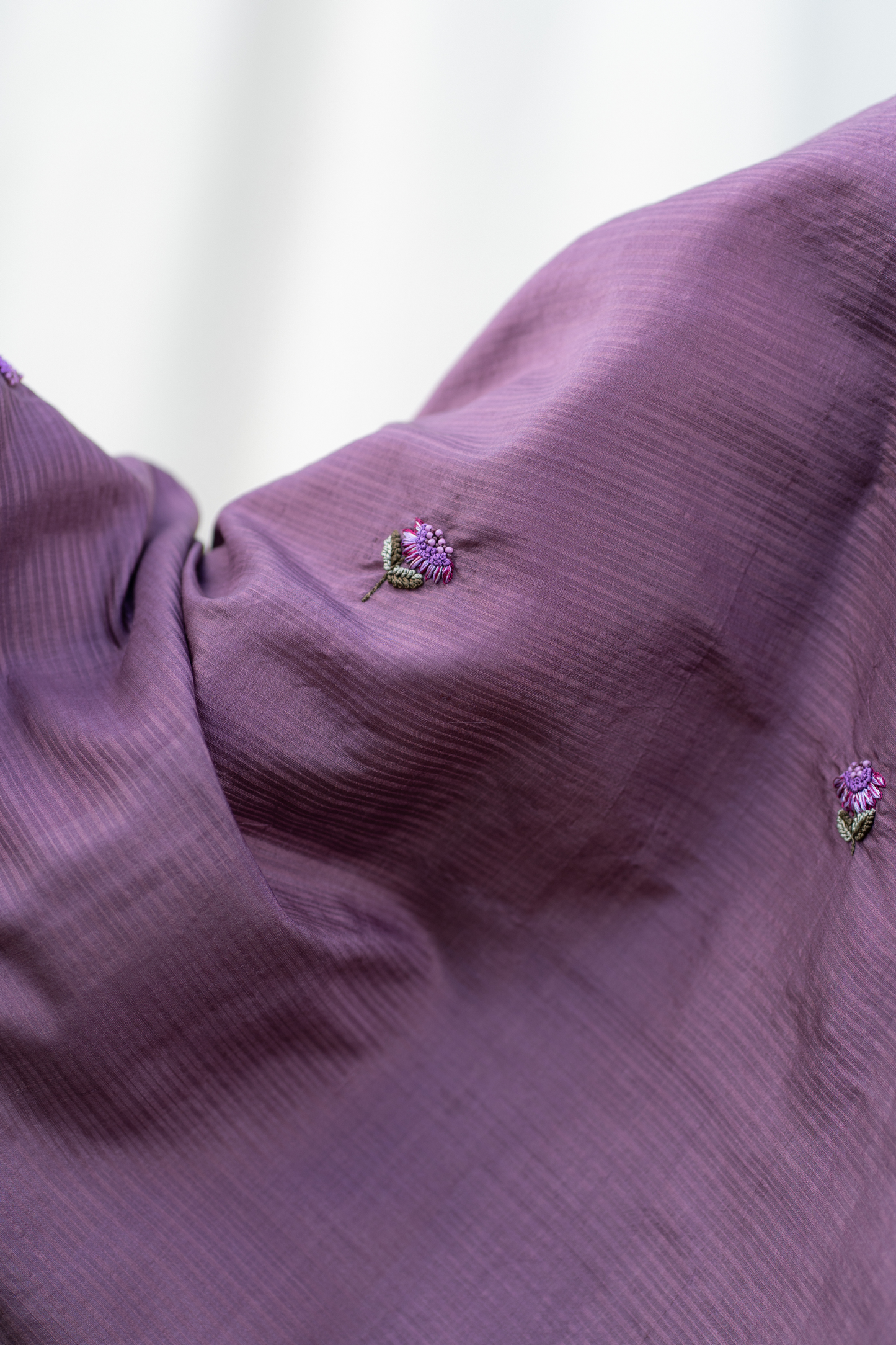 Purple Sky cape silk gilet
