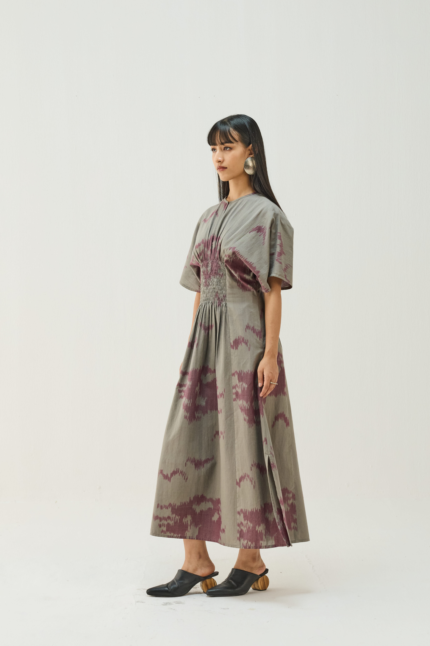 Purpose Handwoven Ikkat Maxi Dress