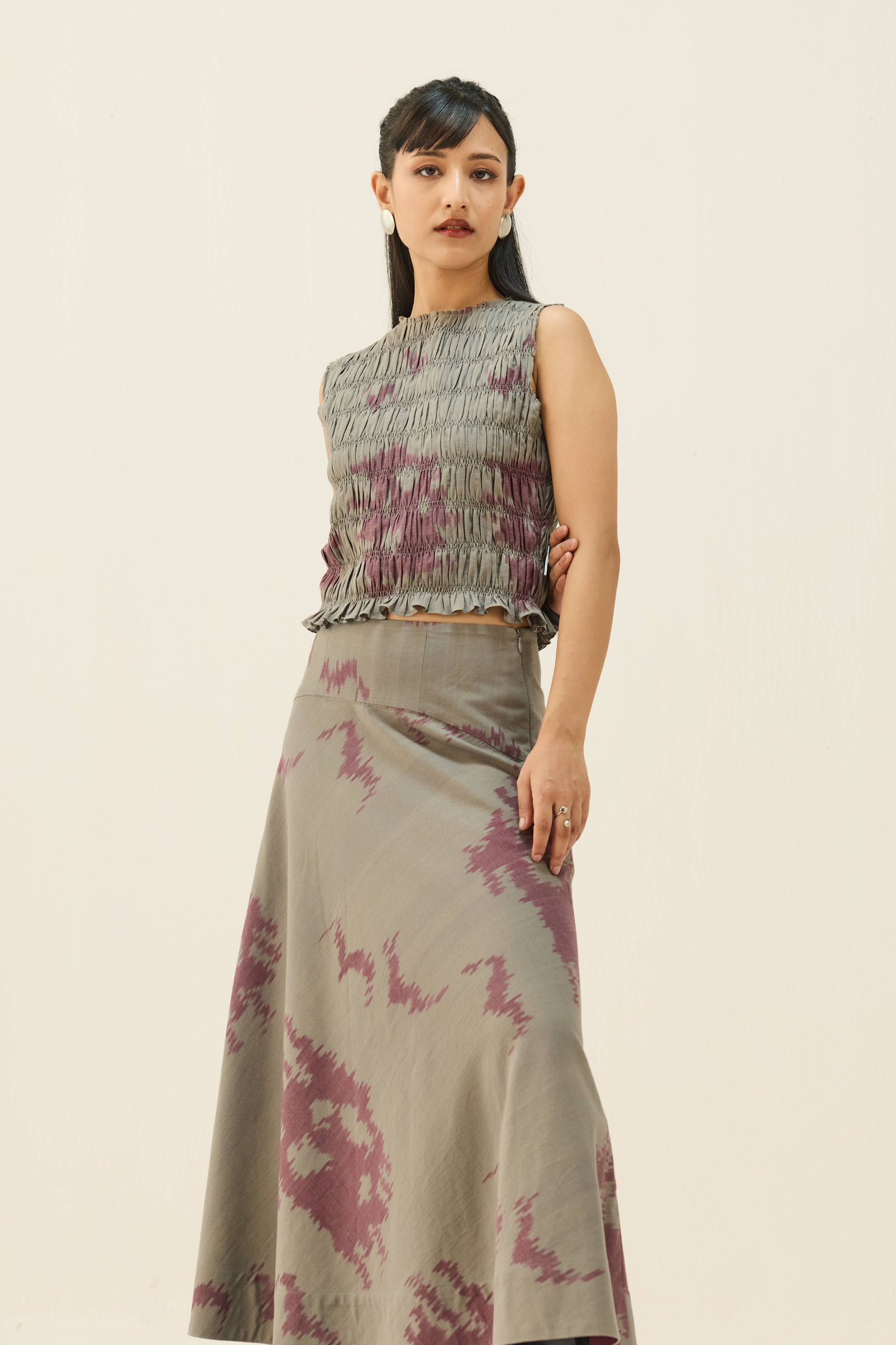 Purpose Handwoven Ikkat Top