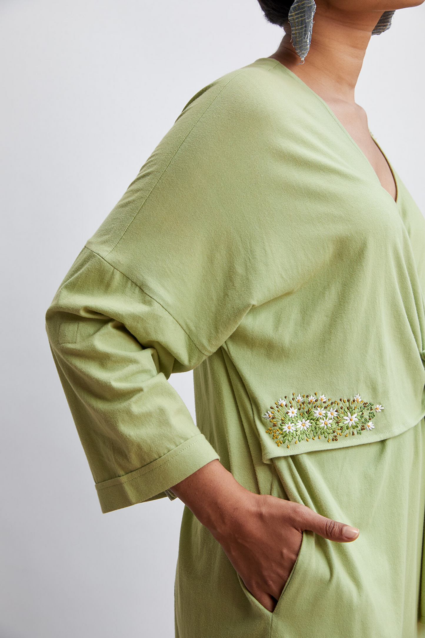 Rainforest front tie wrap dress