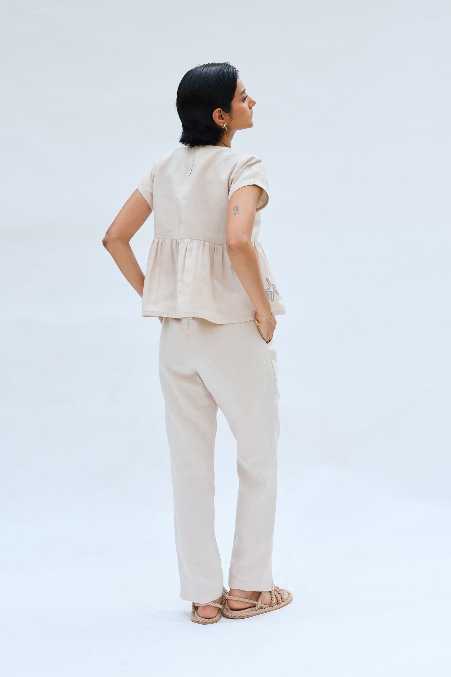 Sea Soul Linen Top