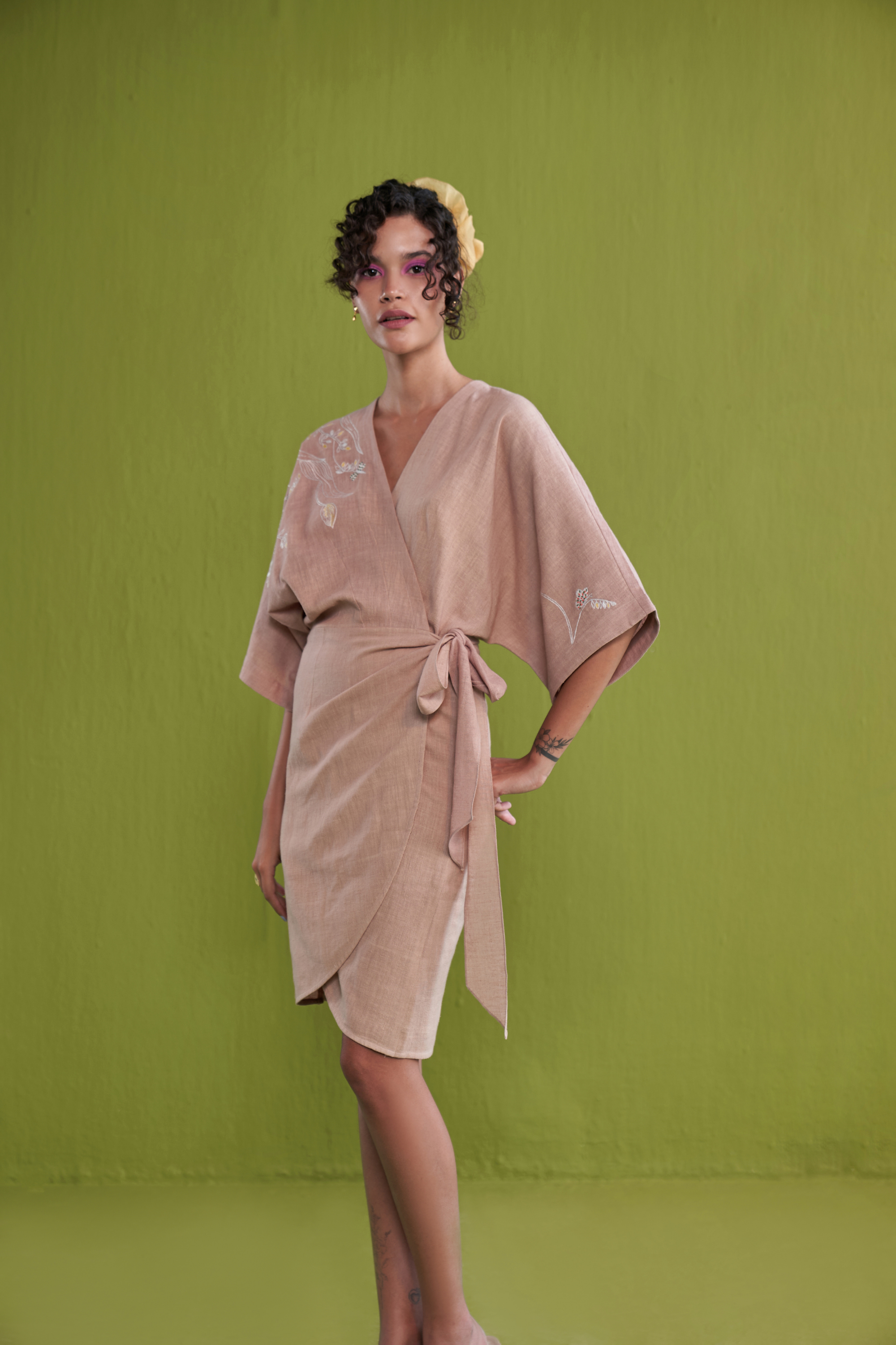 Summer Soul Handwoven Organic Cotton Wrap Dress | SUI – Sui