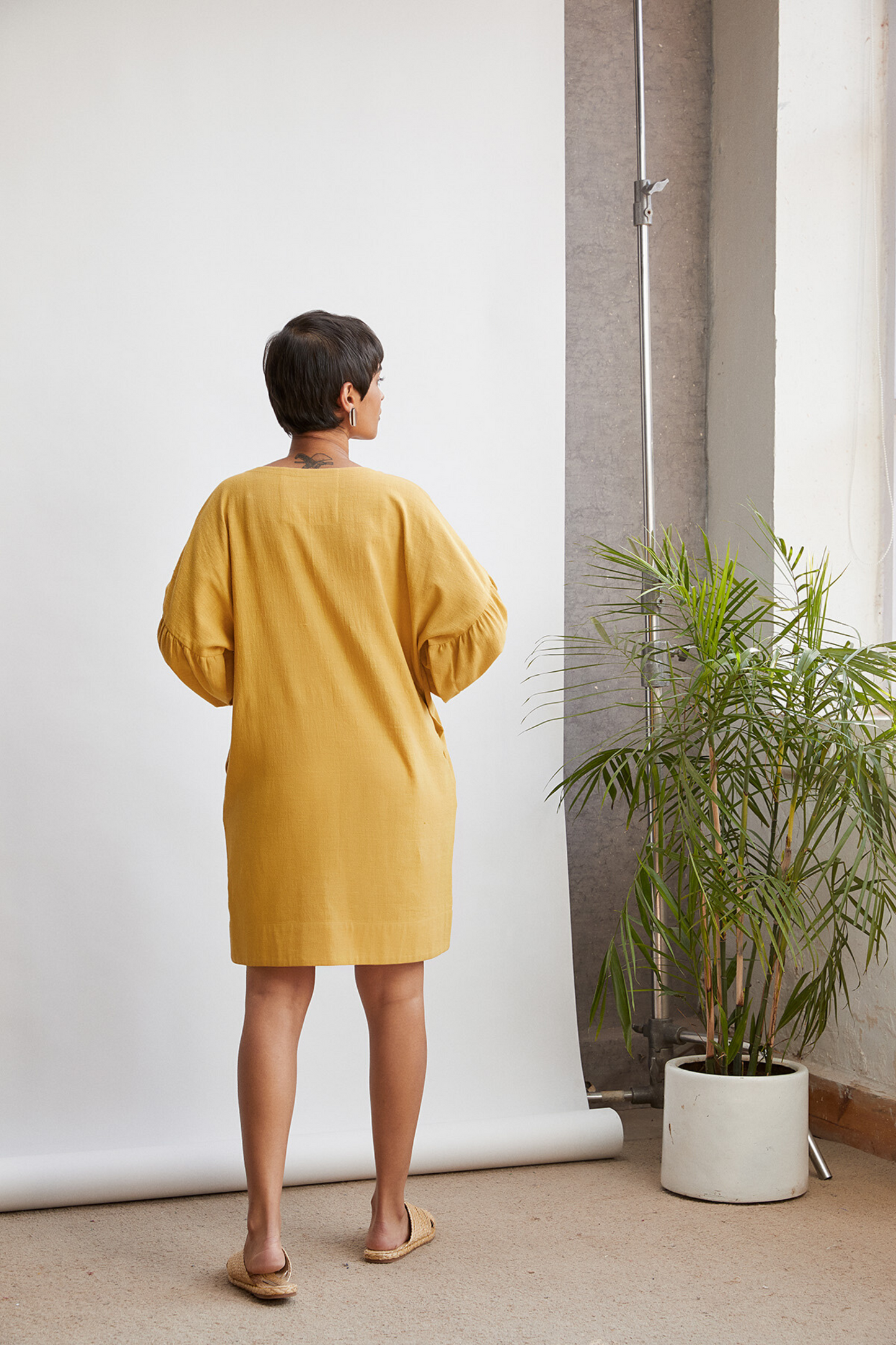 Sunshine Bamboo handwoven organic cotton dress