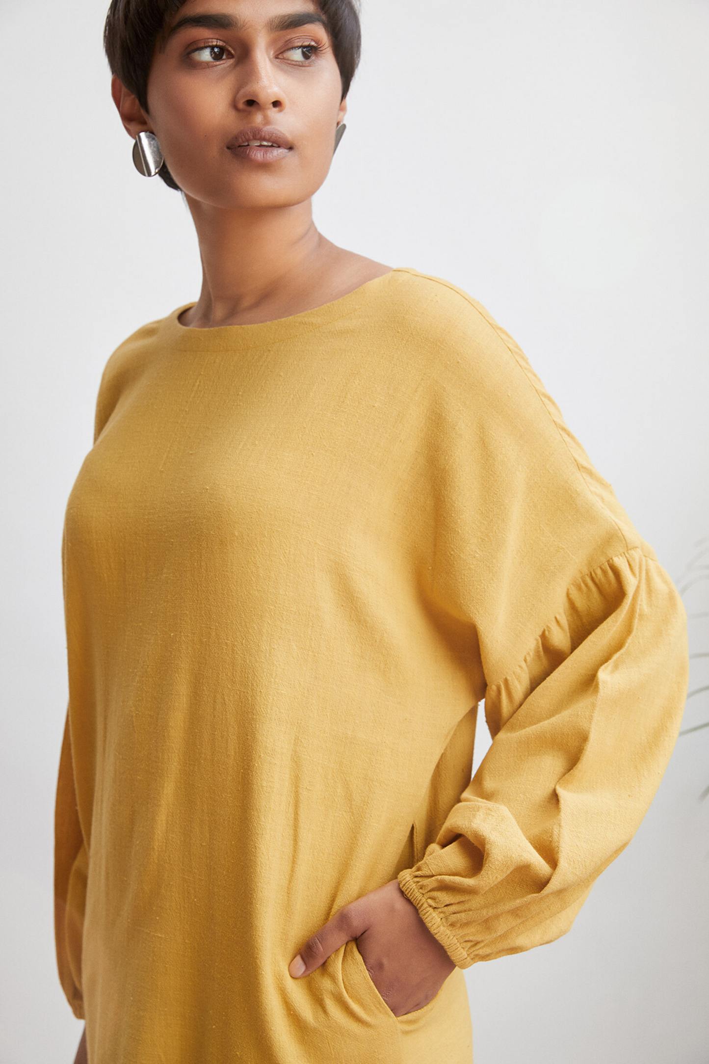 Sunshine Bamboo handwoven organic cotton dress