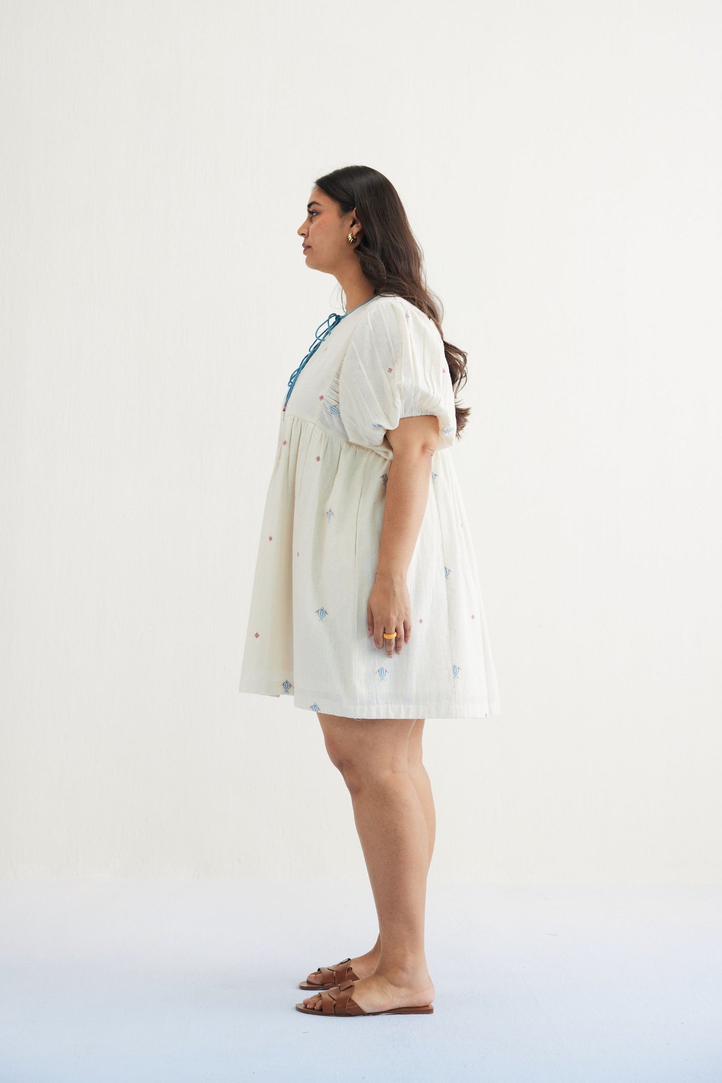 Swim Free Handwoven Kala Cotton Dress