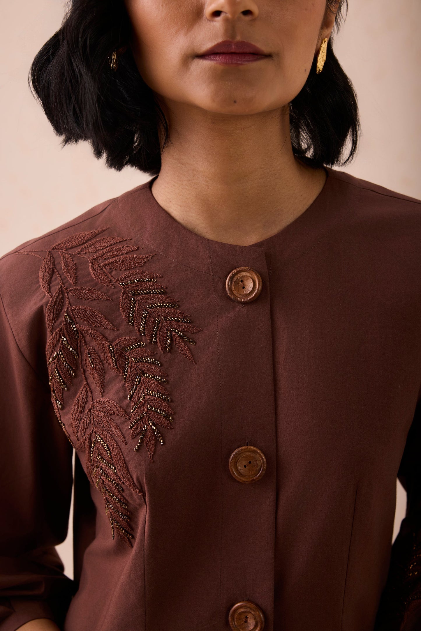 The Cocoa Organic Cotton Short Dress