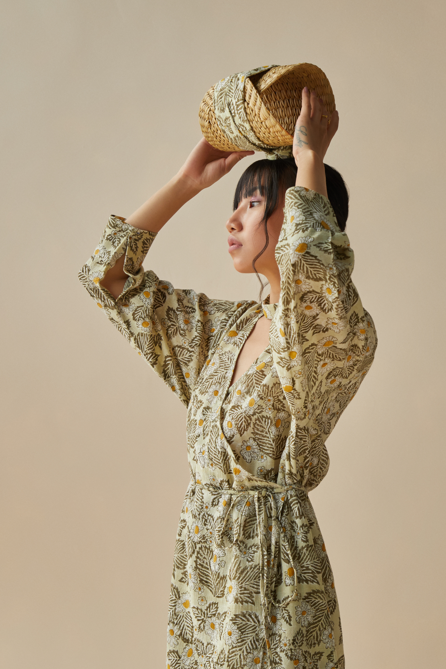 The Daisy Dream handwoven organic cotton dress