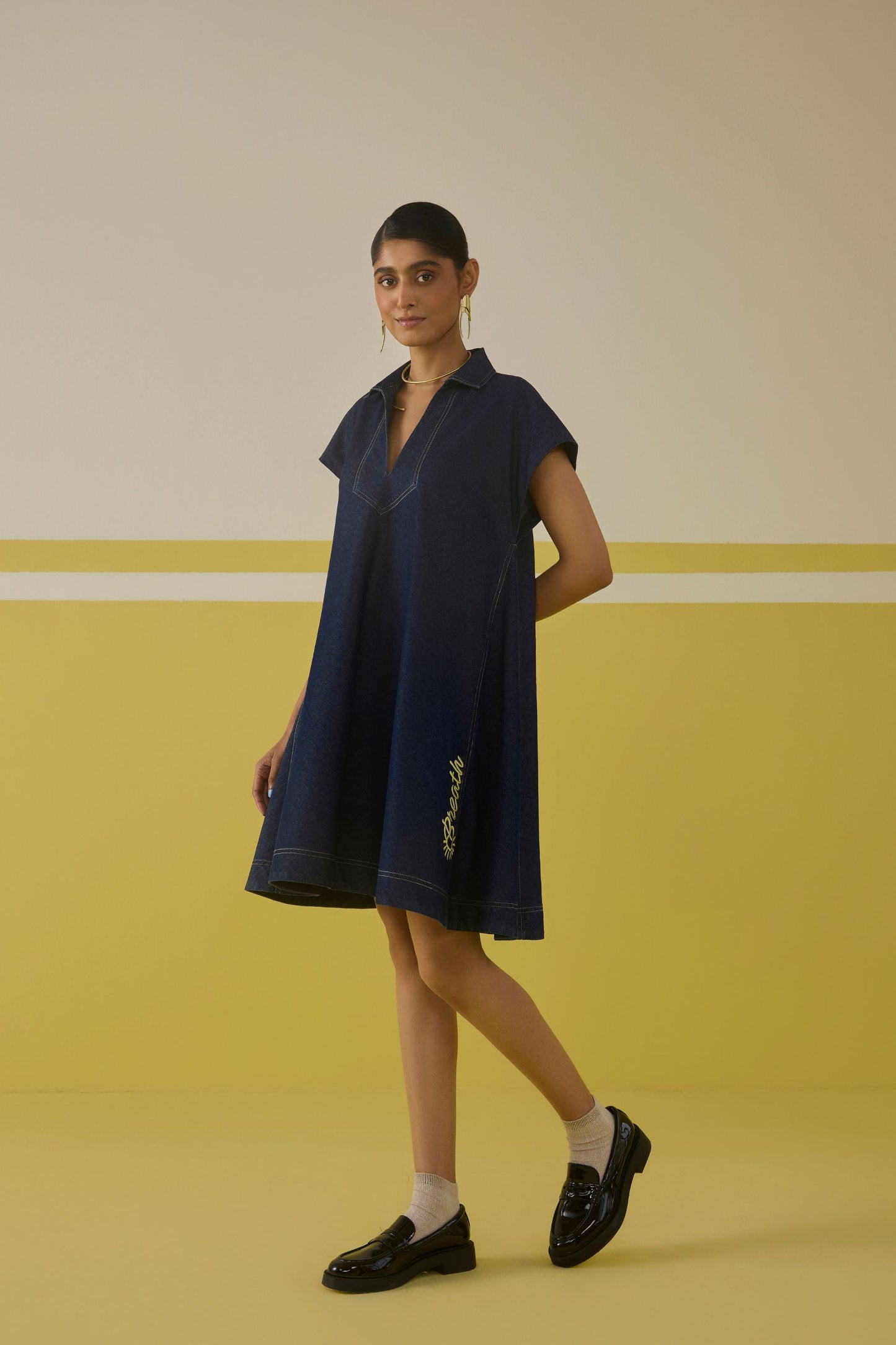 The Daisy Organic Cotton Denim Dress