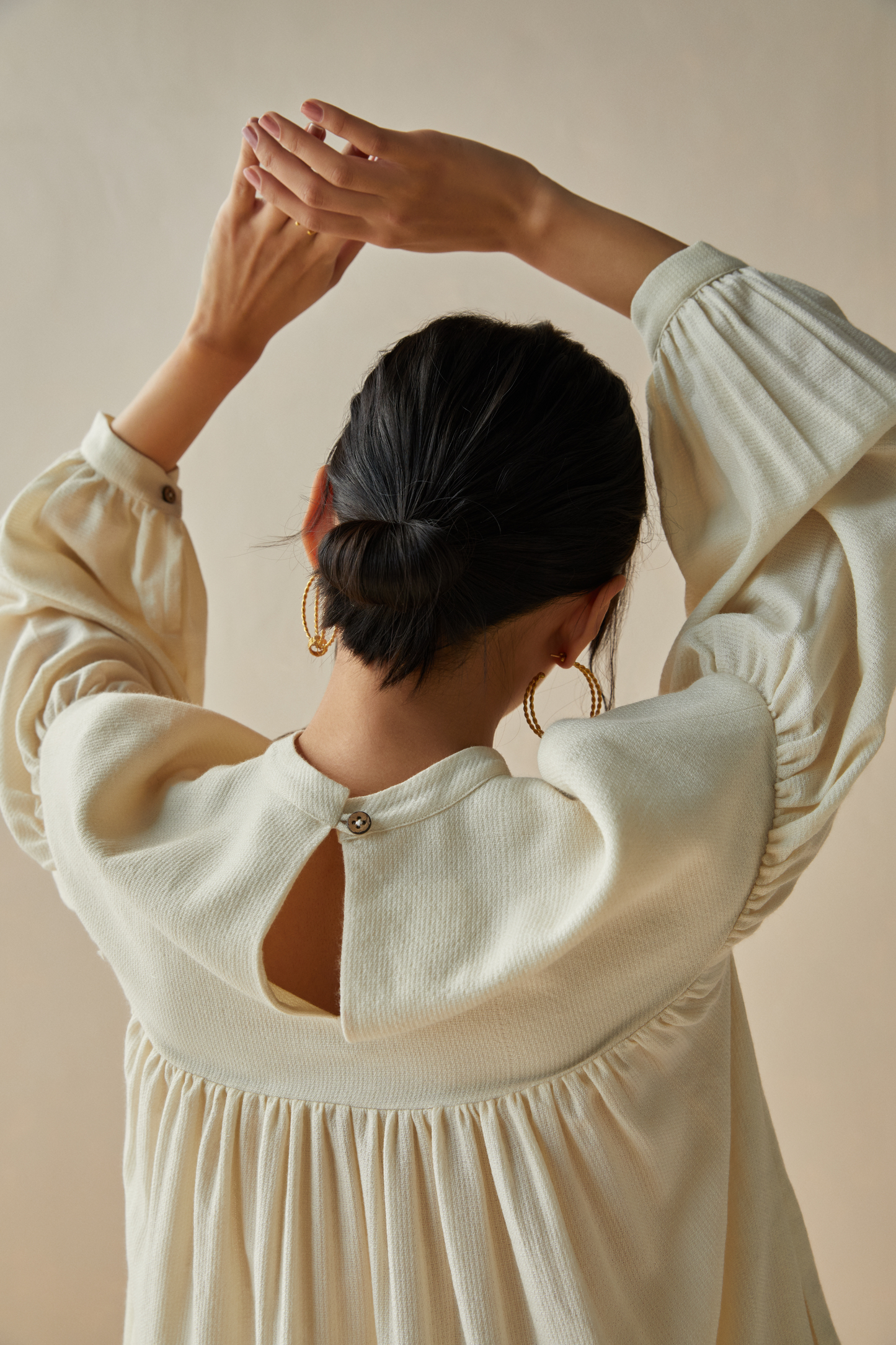 The Dreamy handwoven wool dress