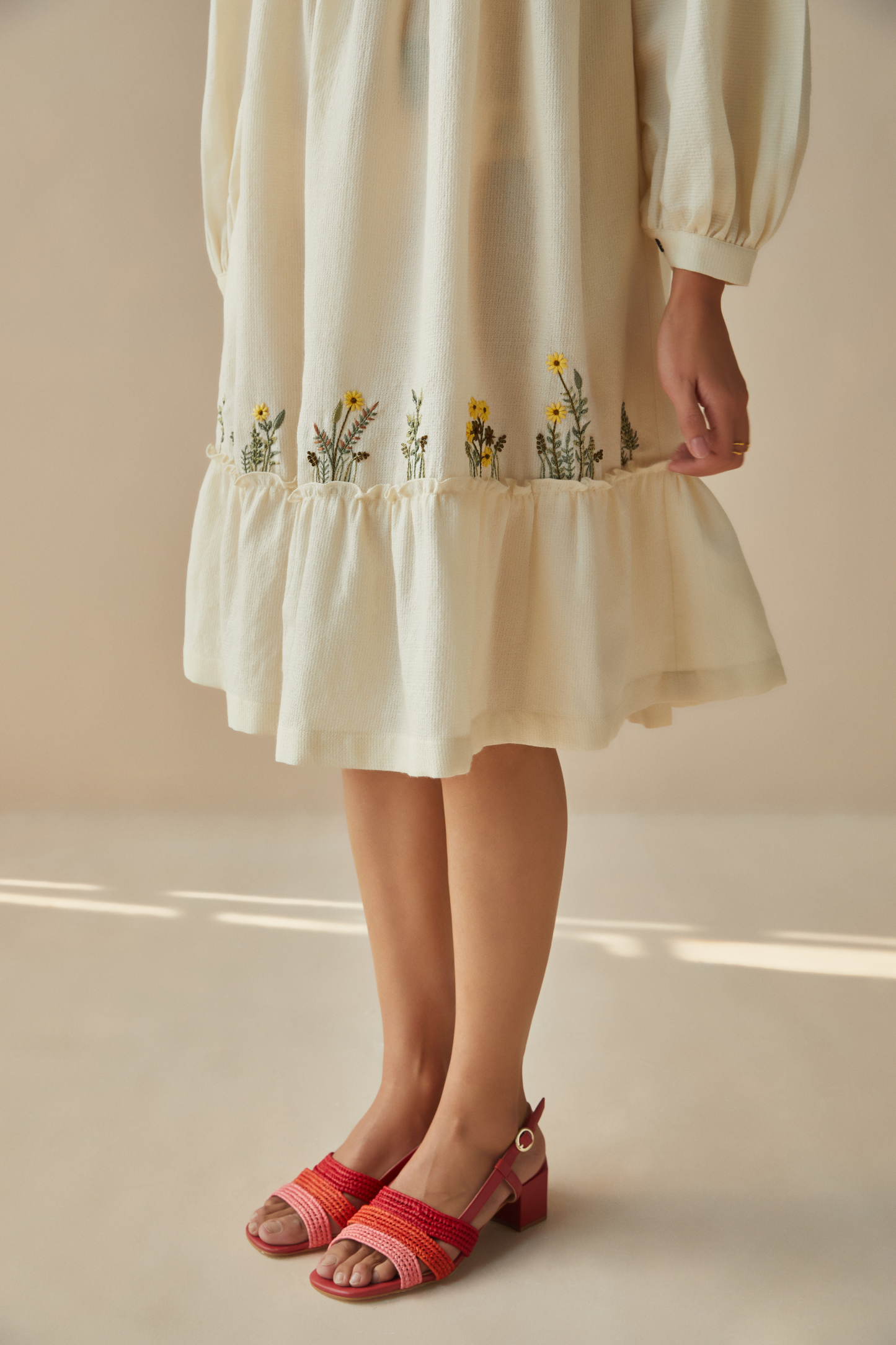 The Dreamy handwoven wool dress
