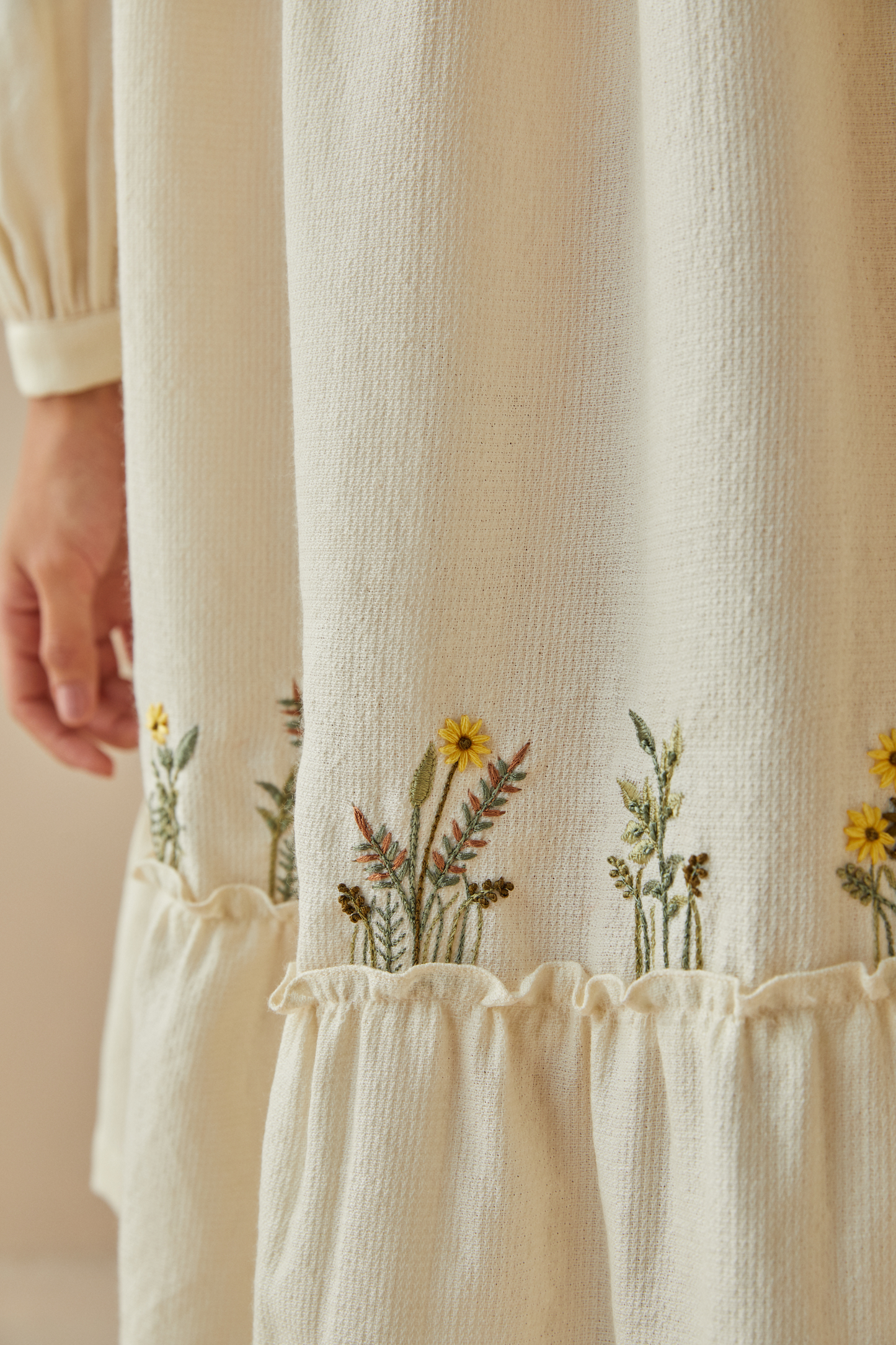 The Dreamy handwoven wool dress