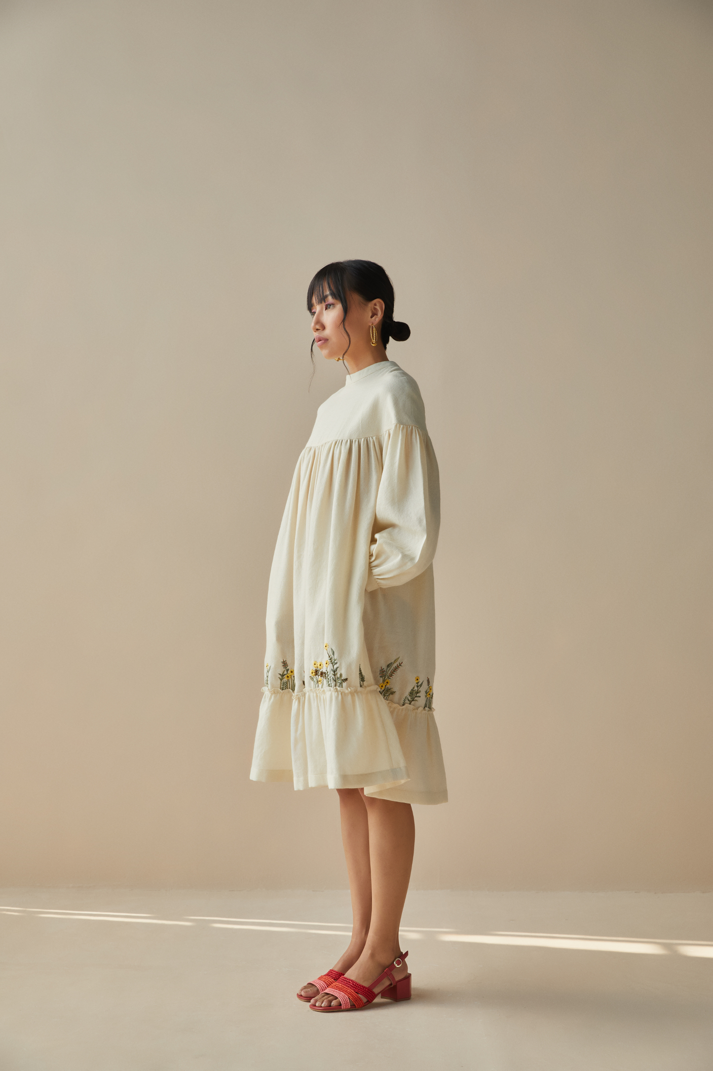 The Dreamy handwoven wool dress