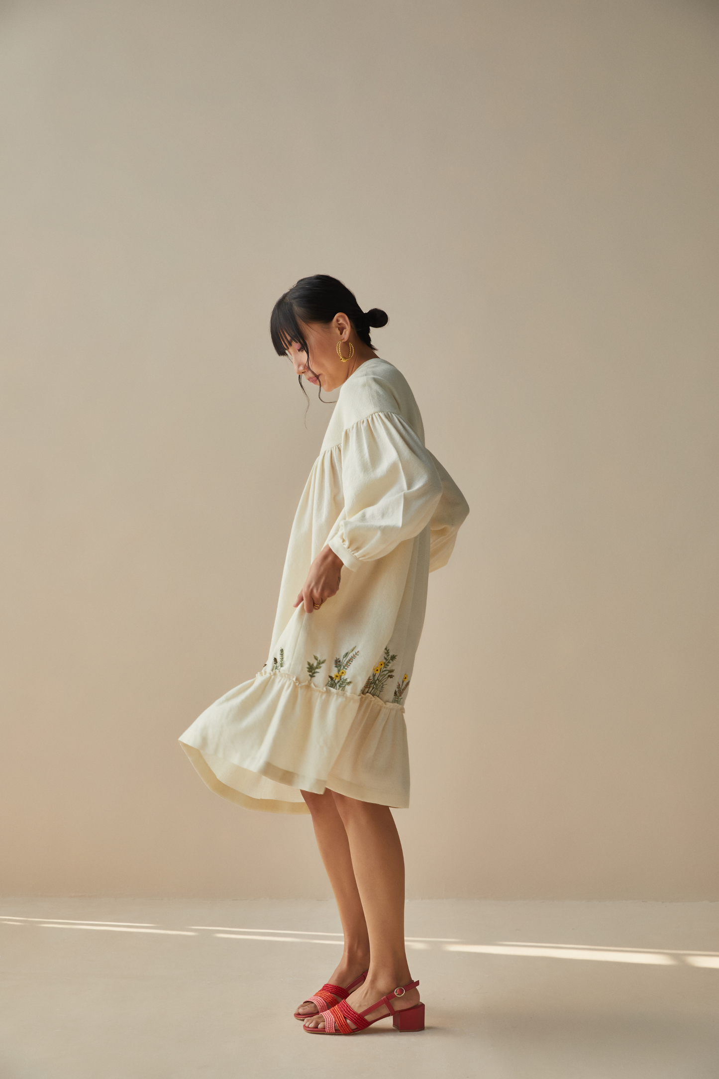 The Dreamy handwoven wool dress