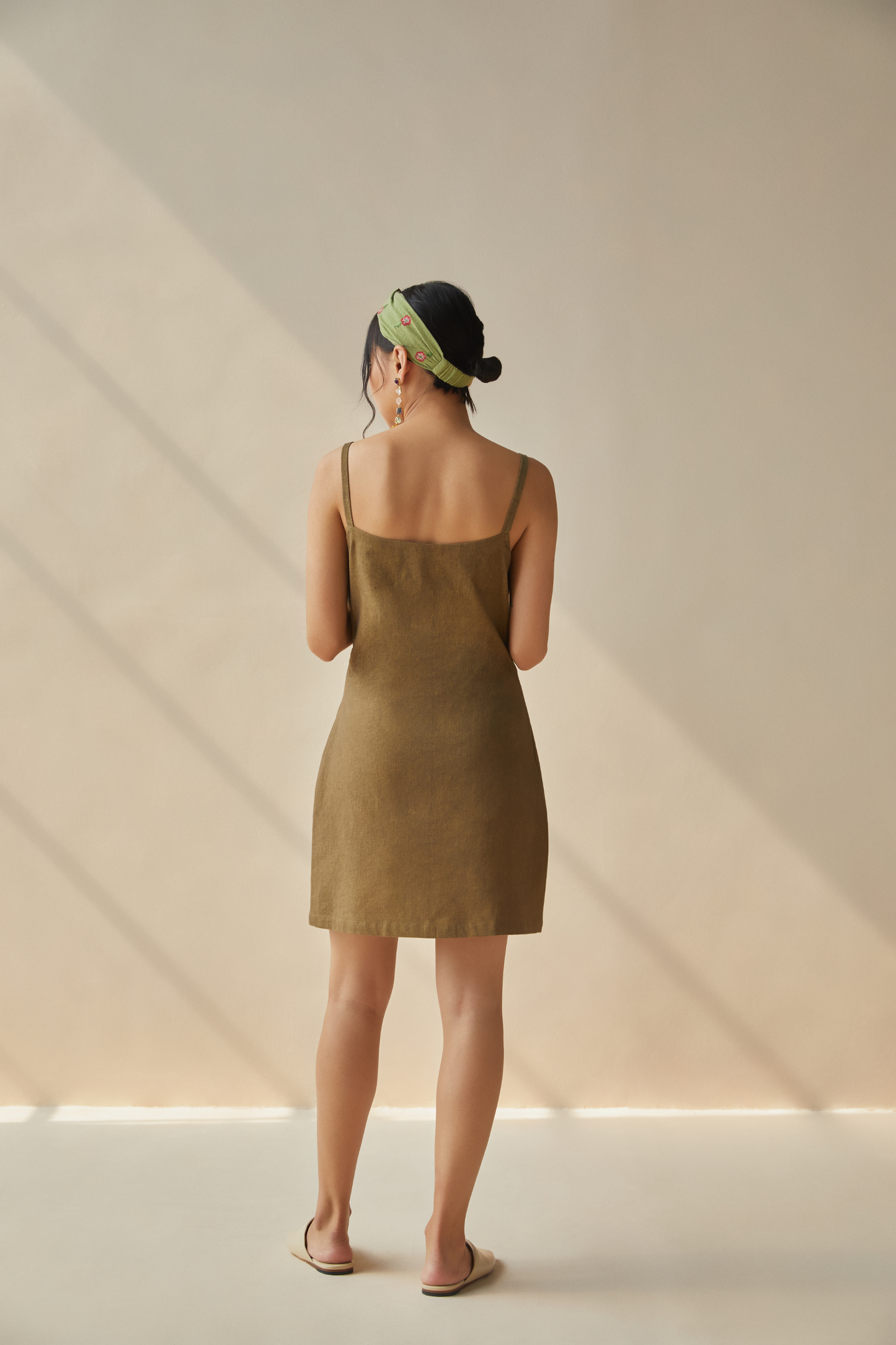 The Earth slip dress