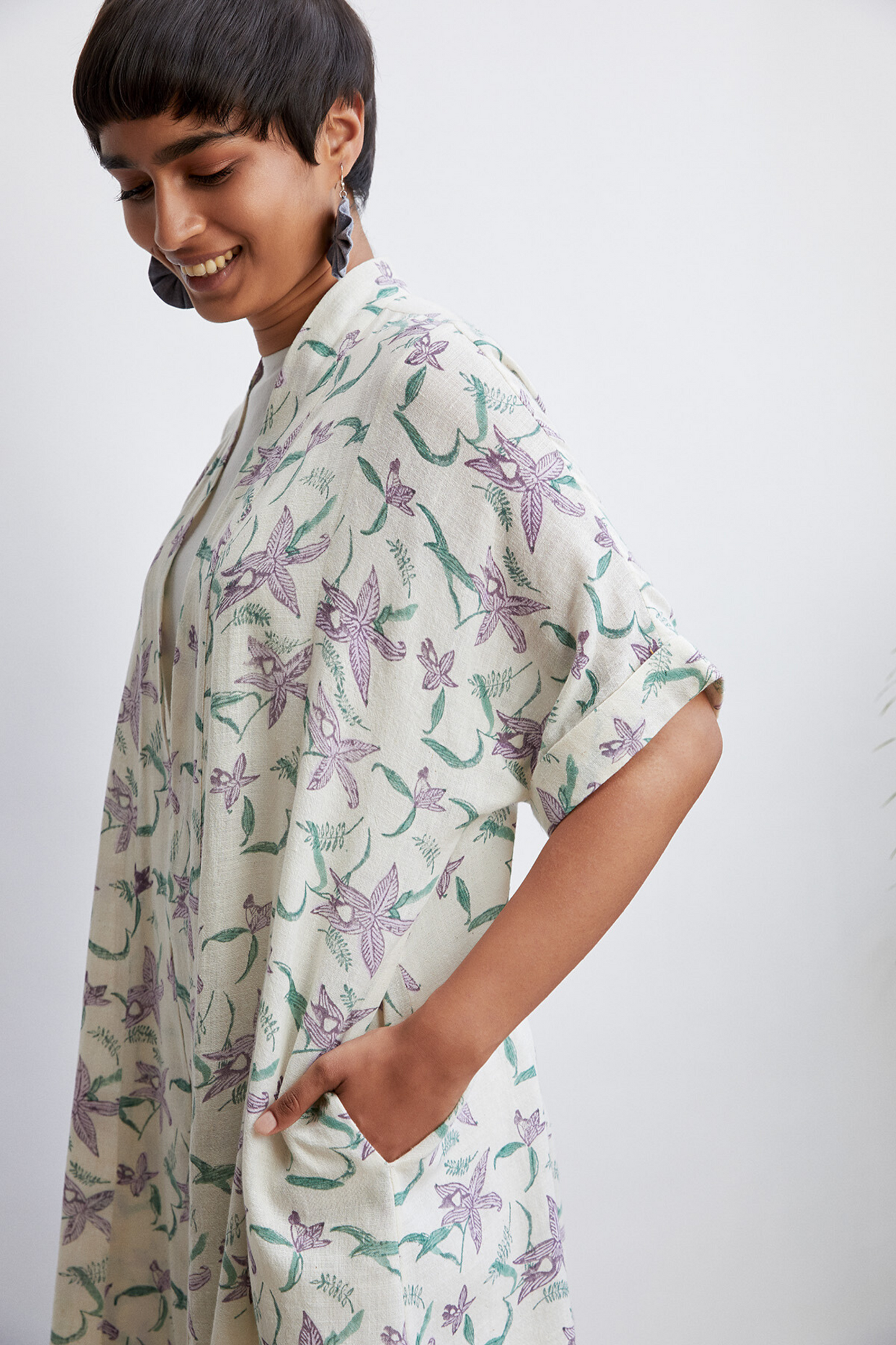 The Orchid Garden gilet