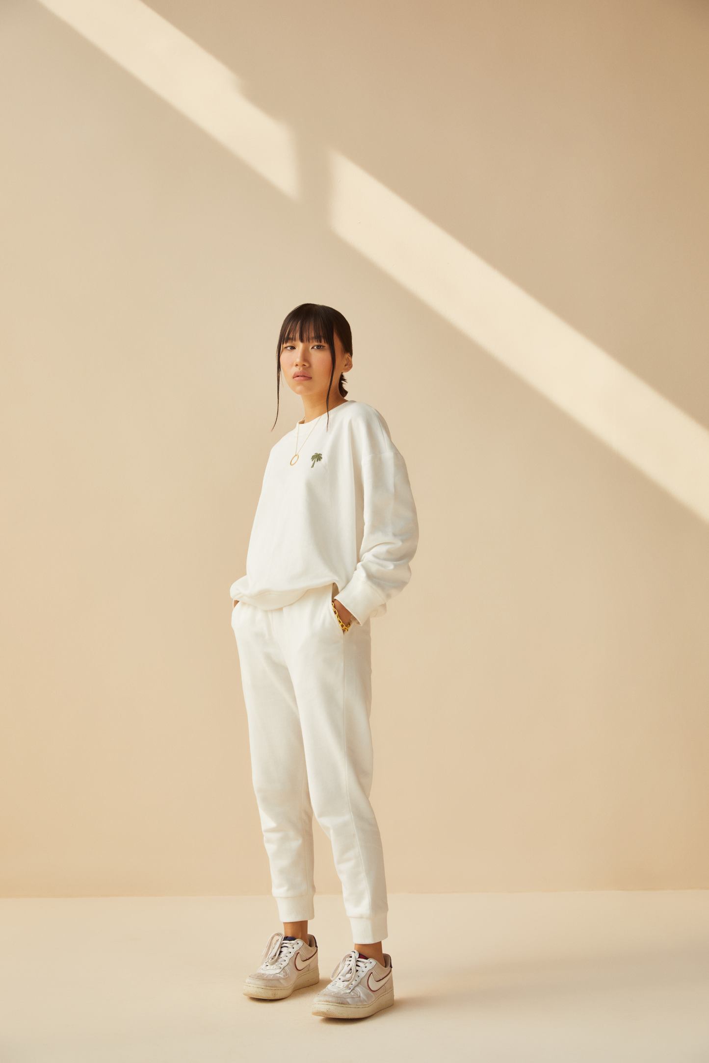 The Palmy organic cotton terry jogger sweatpants