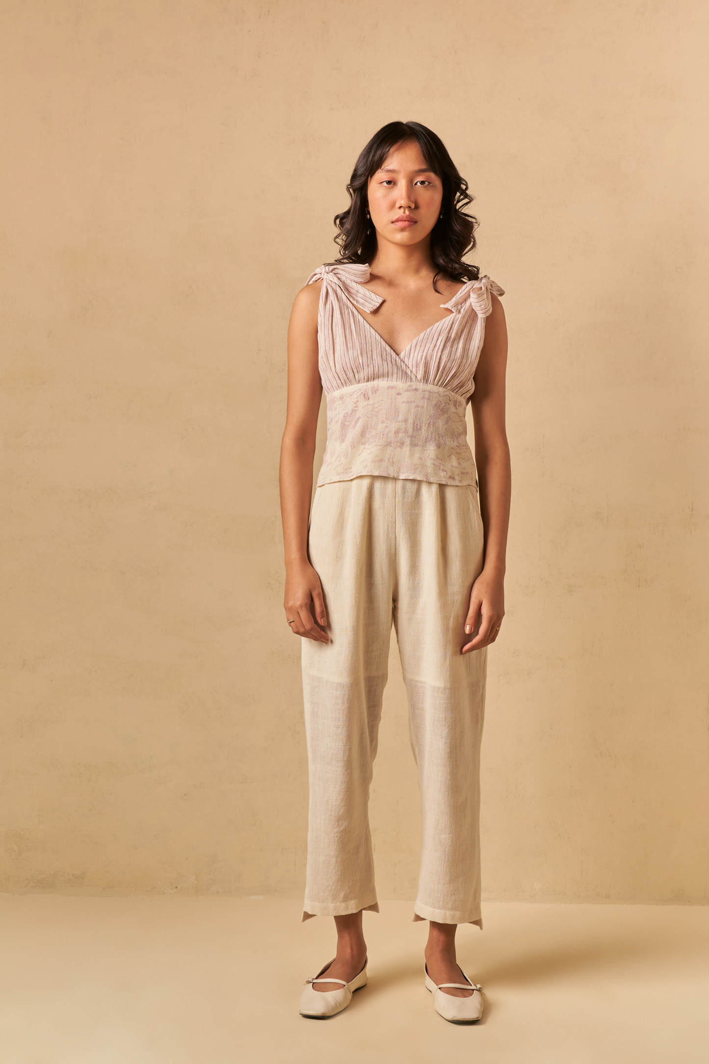 The Purple Reef Handwoven Top