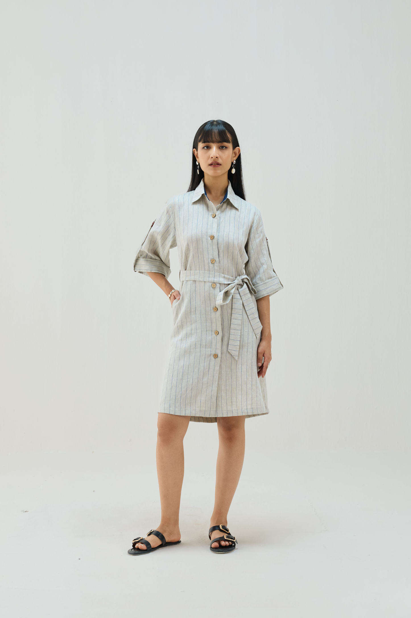 The Sail Linen Shirt Dress