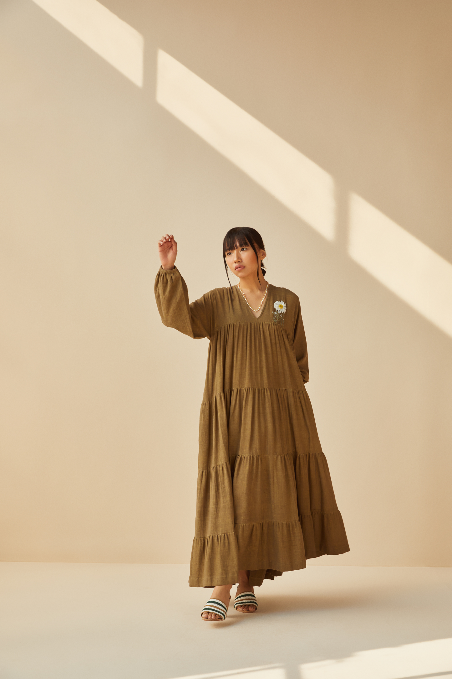 The Soul handwoven organic cotton maxi dress