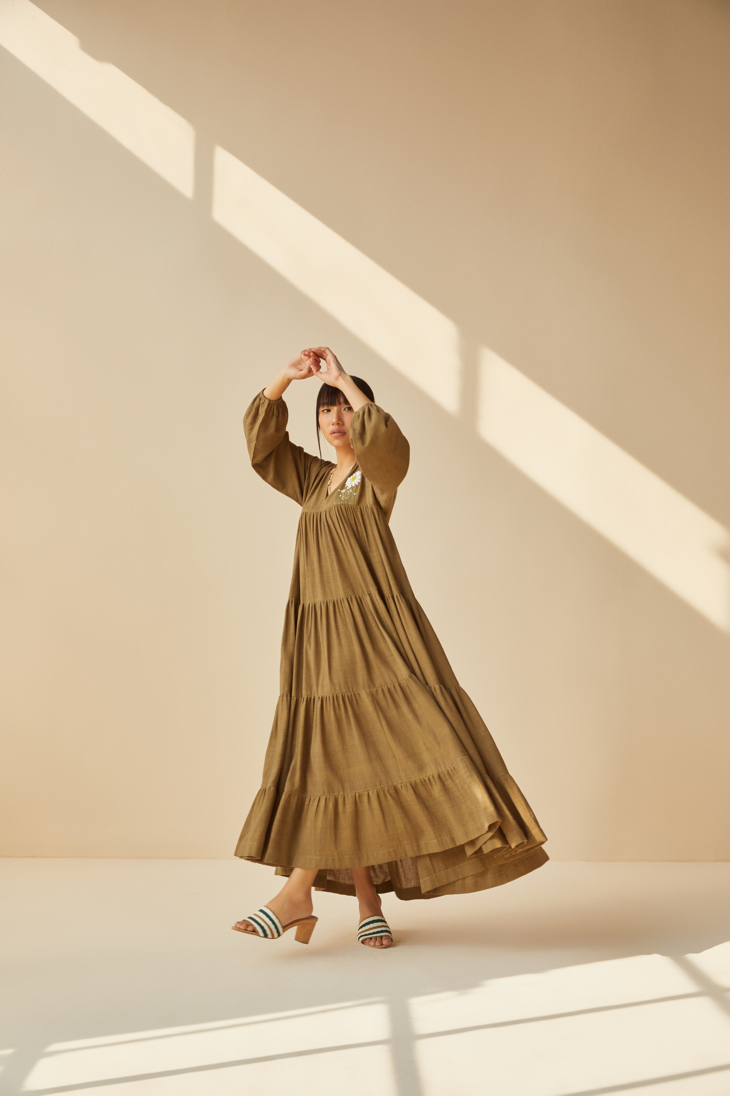 The Soul handwoven organic cotton maxi dress