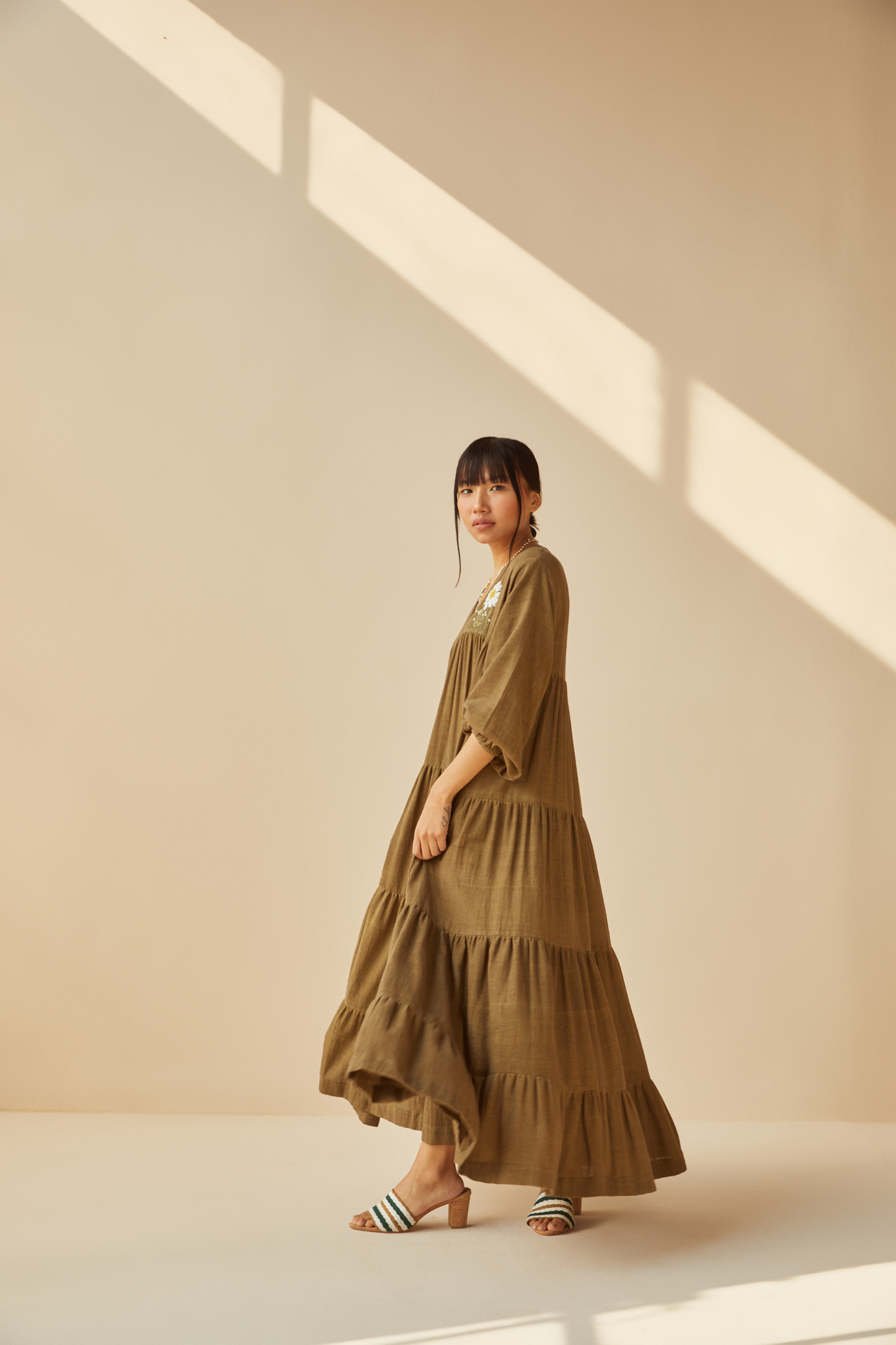 The Soul handwoven organic cotton maxi dress