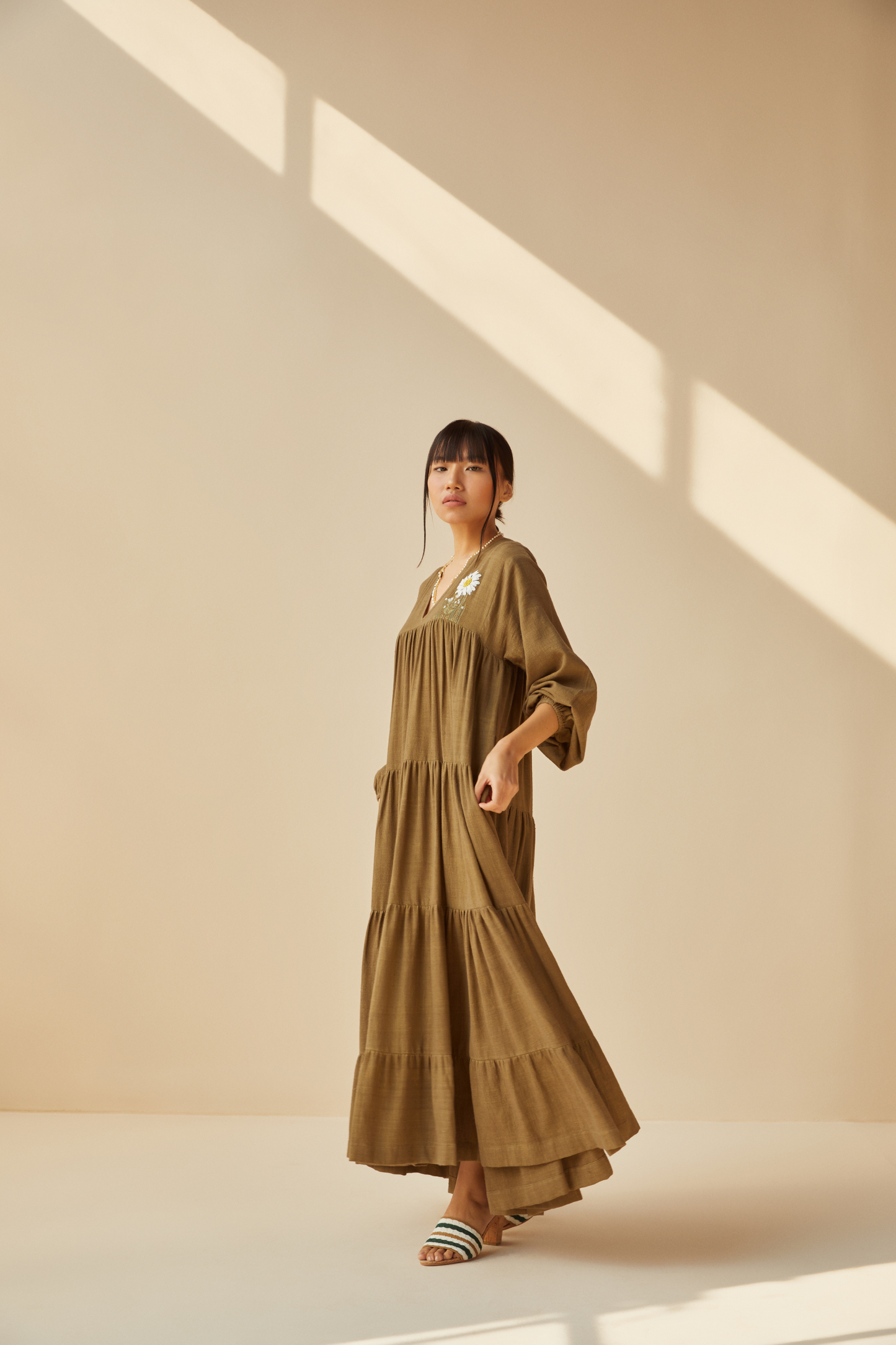 The Soul handwoven organic cotton maxi dress