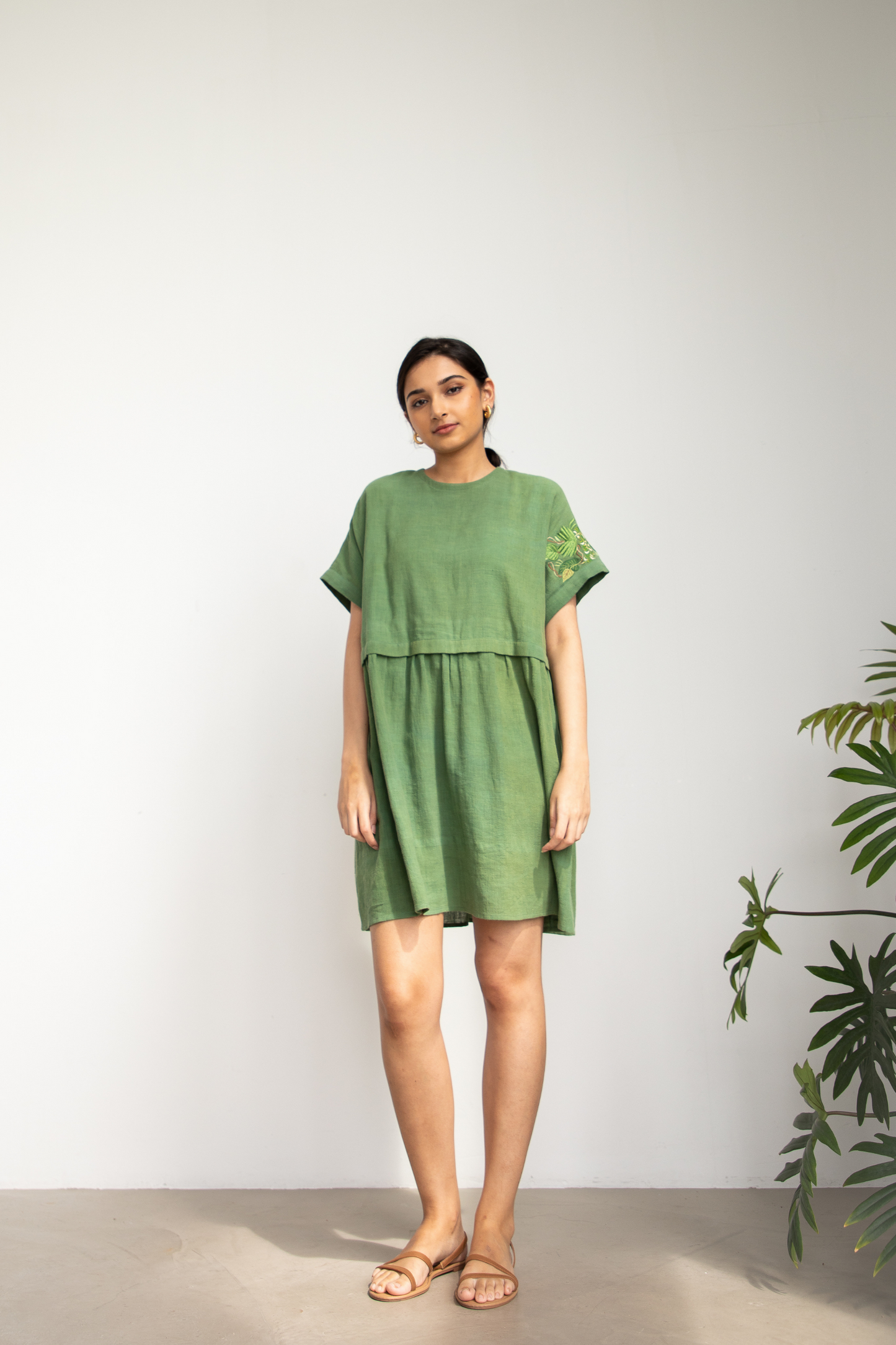 The Wilds handwoven organic cotton dress