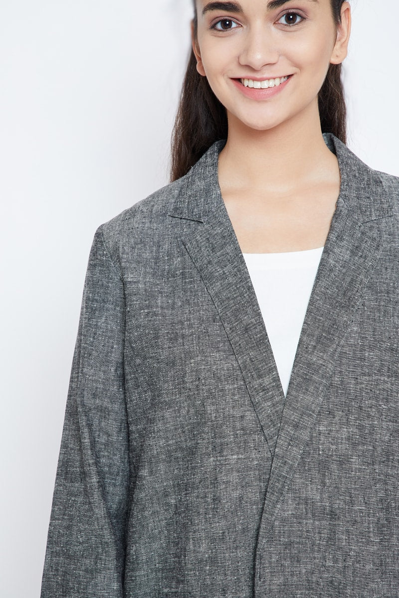 Palm the Day hemp denim jacket